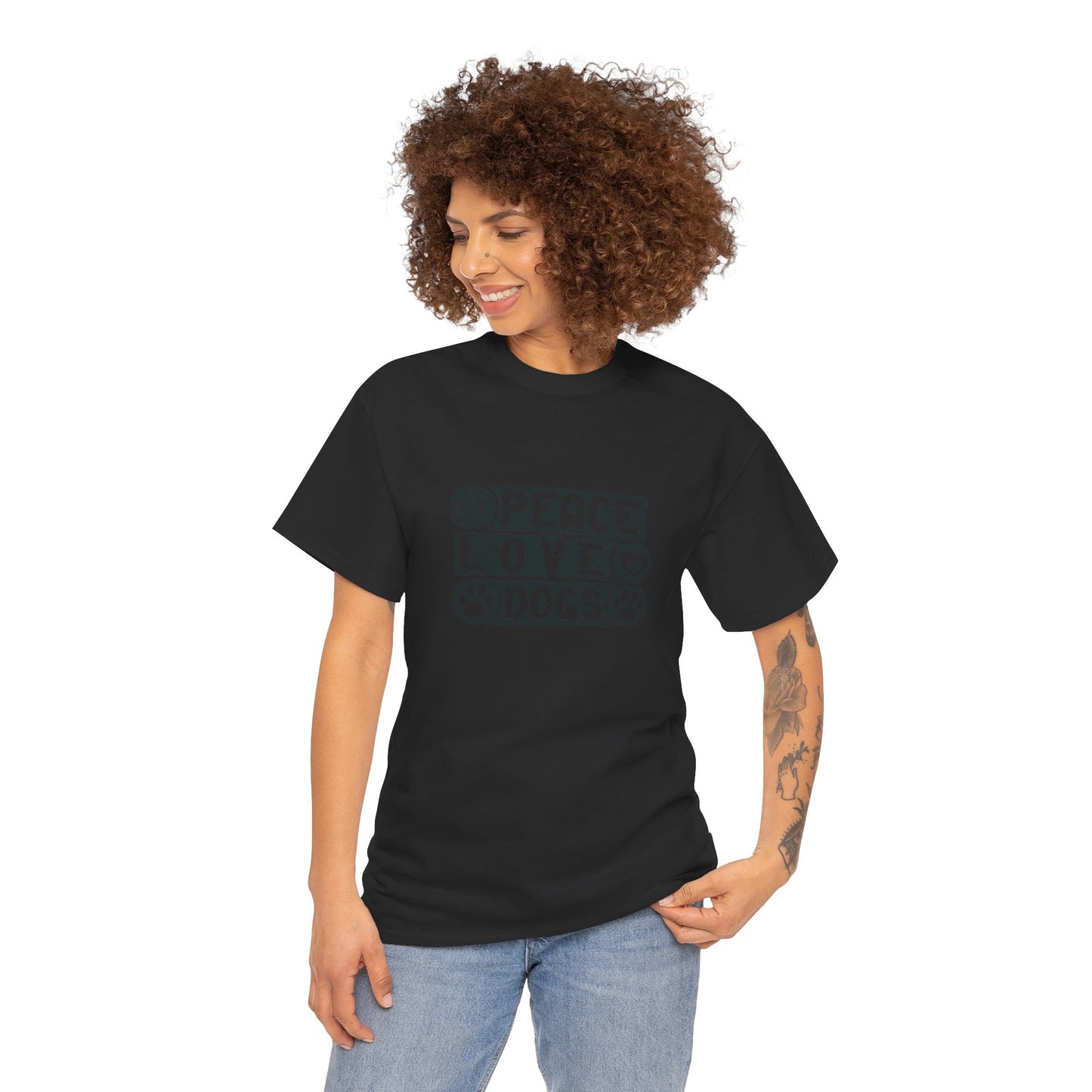 Peace Love Dogs Unisex Heavy Cotton Tee