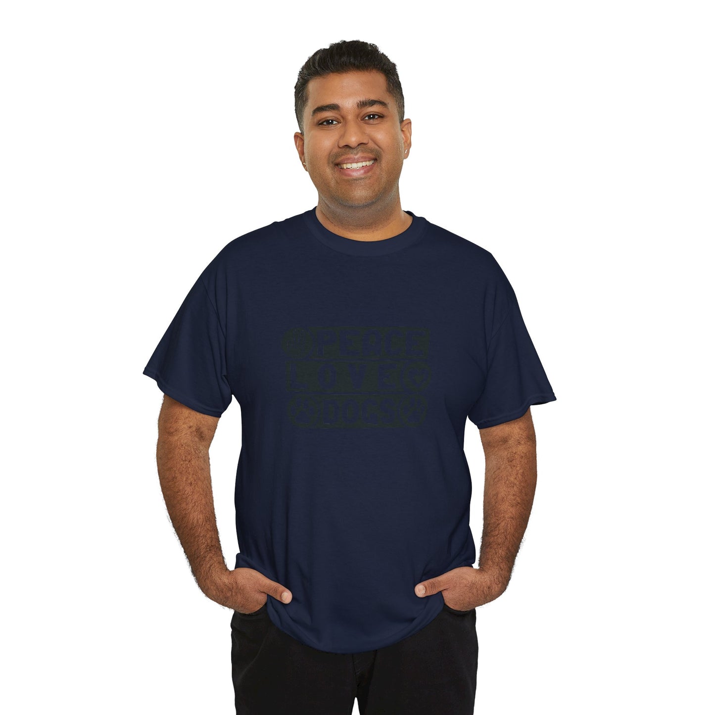 Peace Love Dogs Unisex Heavy Cotton Tee