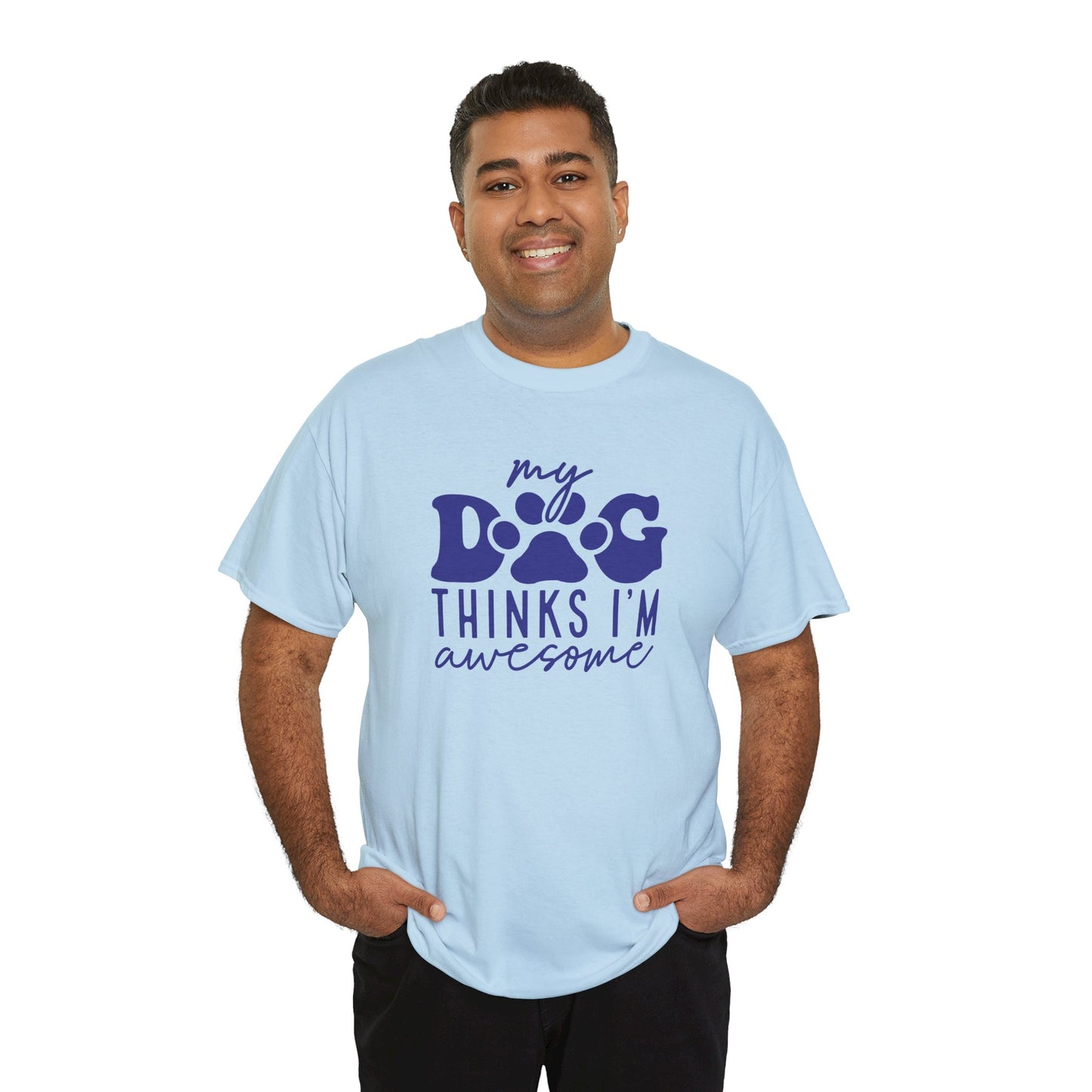 Awesome Dog Cute Doglover Shirt Cozy Comfort Colors Unisex Heavy Cotton T-Shirt
