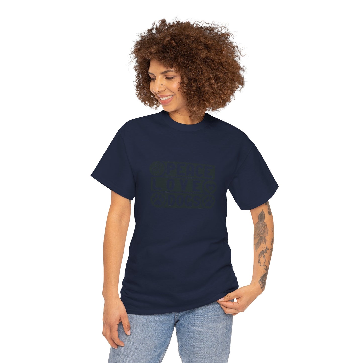 Peace Love Dogs Unisex Heavy Cotton Tee