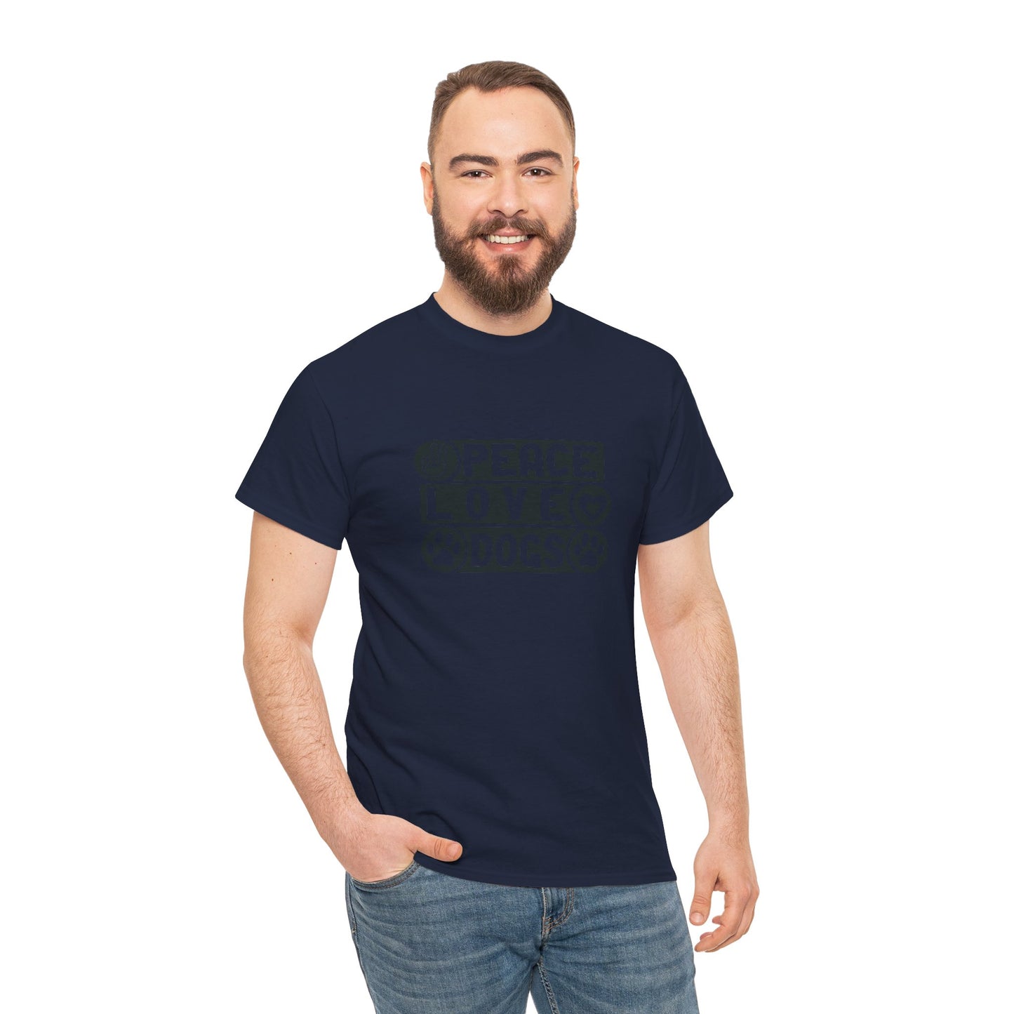 Peace Love Dogs Unisex Heavy Cotton Tee