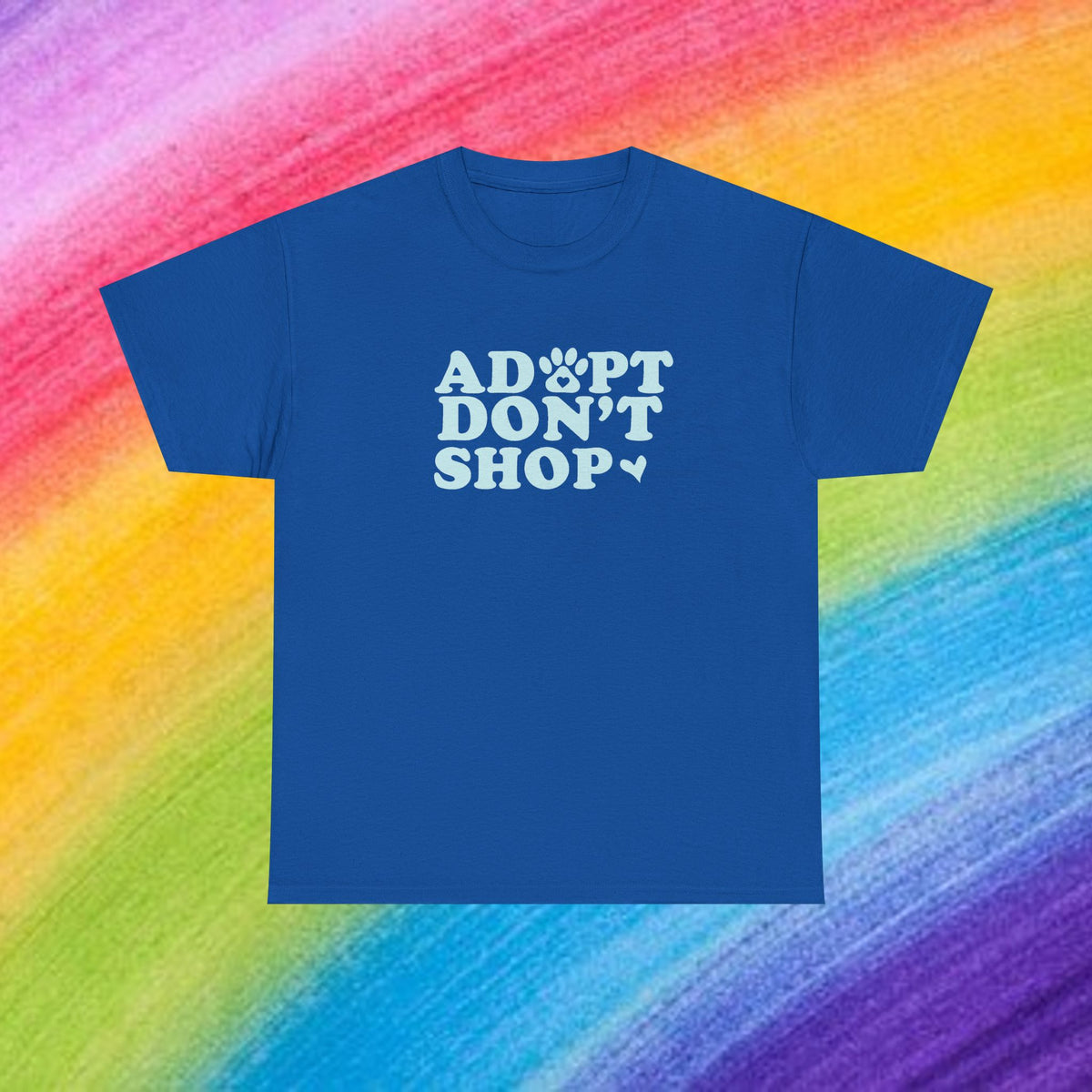Adopt don't shop Unisex Heavy Cotton Tee