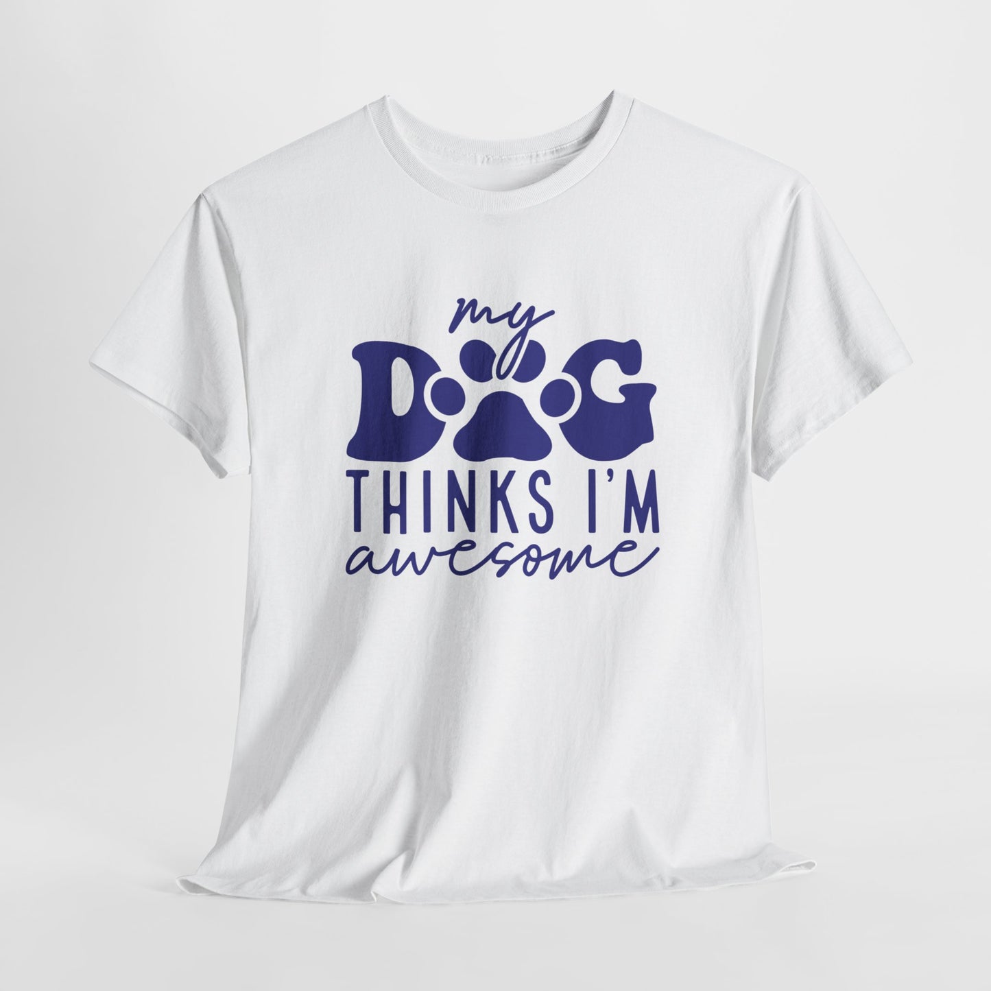 Awesome Dog Cute Doglover Shirt Cozy Comfort Colors Unisex Heavy Cotton T-Shirt