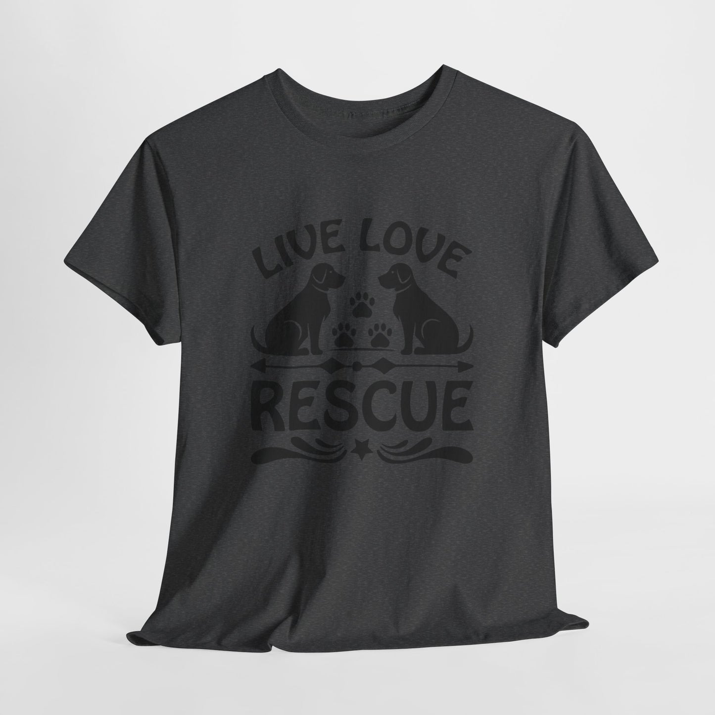 Live Love Rescue Unisex Heavy Cotton Tee