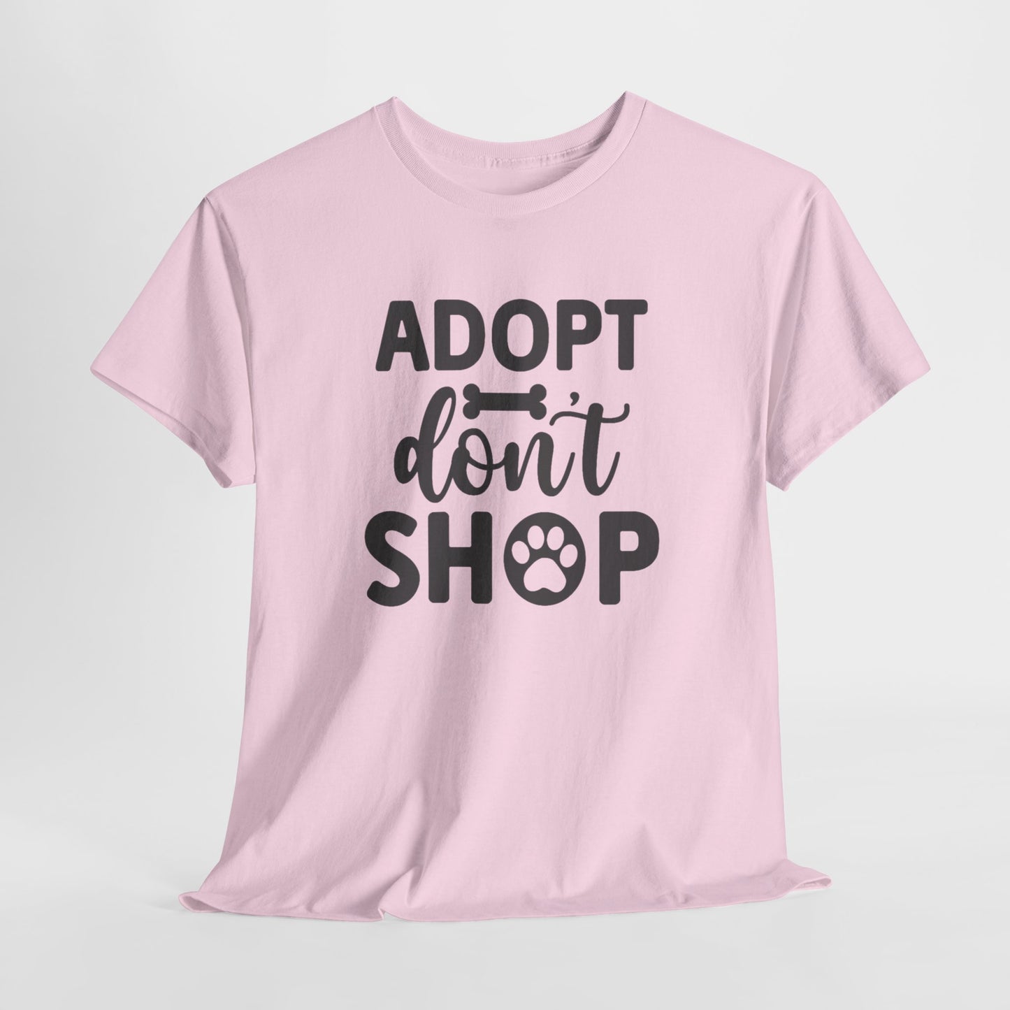 Adopt don't shop Unisex Heavy Cotton Tee