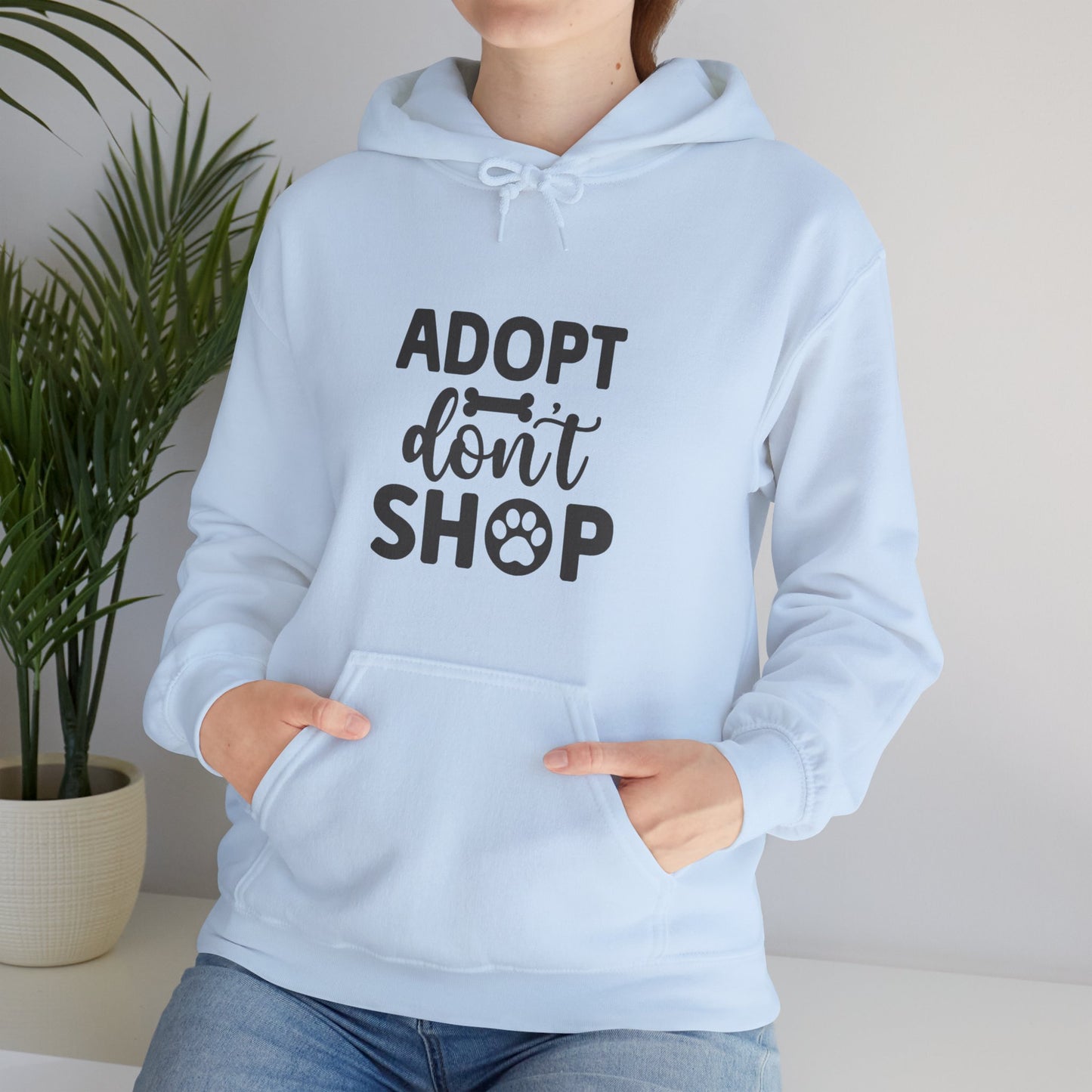 Adopt don't shop. Unisex Heavy Blend™ Hooded Sweatshirt