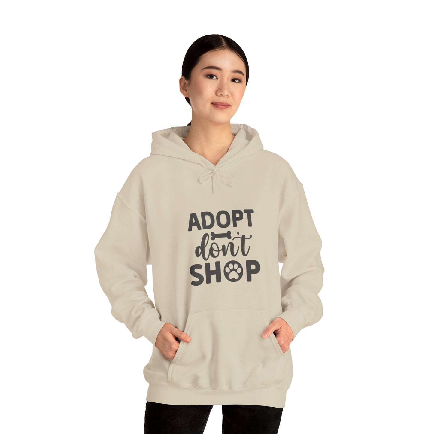 Adopt don't shop. Unisex Heavy Blend™ Hooded Sweatshirt