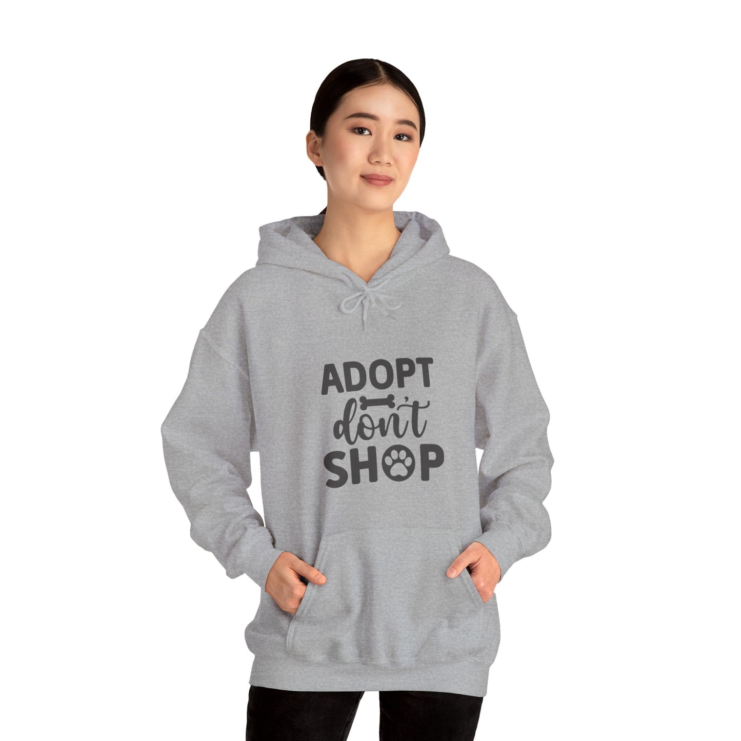 Adopt don't shop. Unisex Heavy Blend™ Hooded Sweatshirt