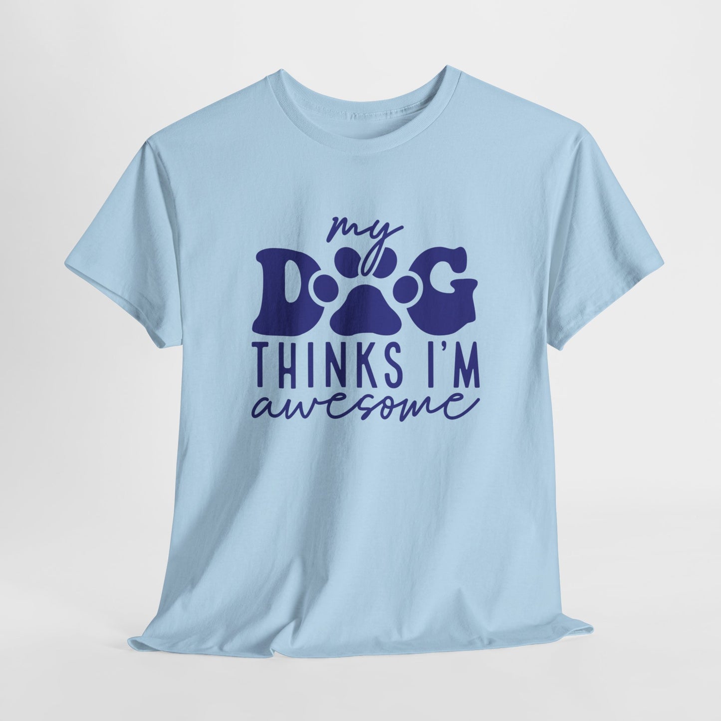 Awesome Dog Cute Doglover Shirt Cozy Comfort Colors Unisex Heavy Cotton T-Shirt