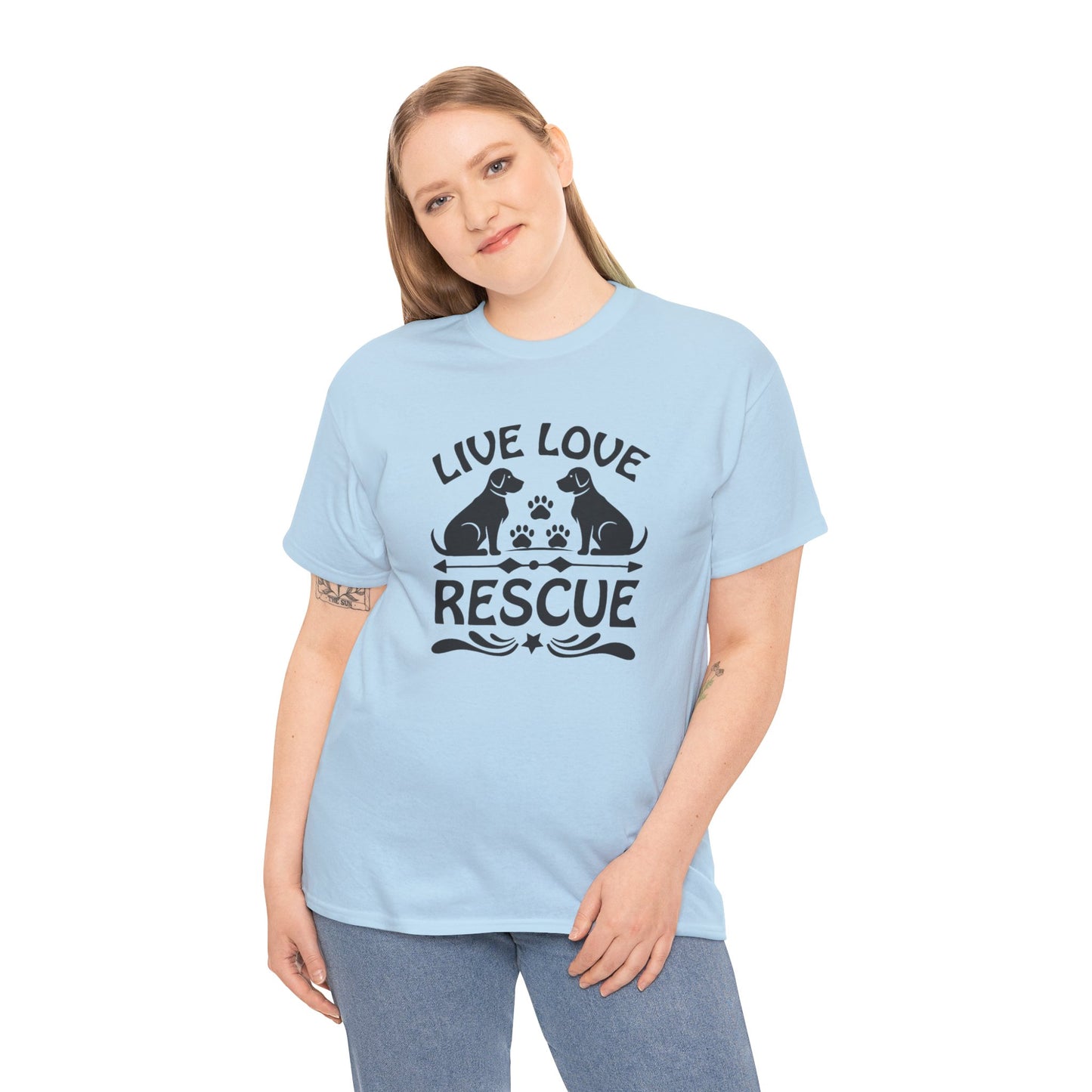 Live Love Rescue Unisex Heavy Cotton Tee