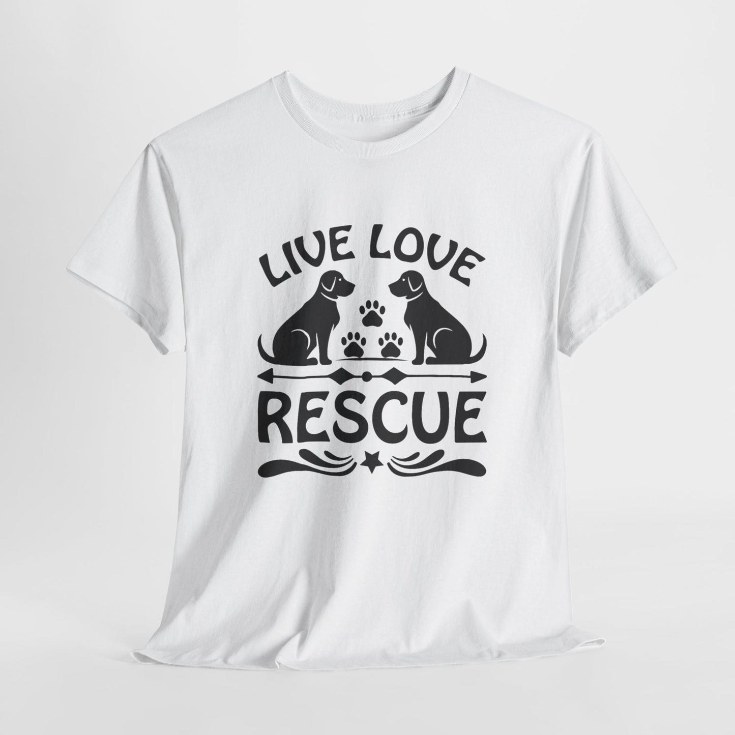 Live Love Rescue Unisex Heavy Cotton Tee