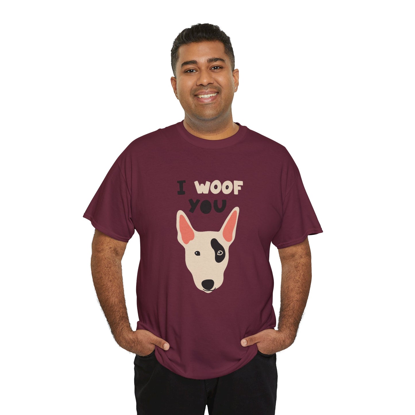 I woof you  Unisex Heavy Cotton Tee