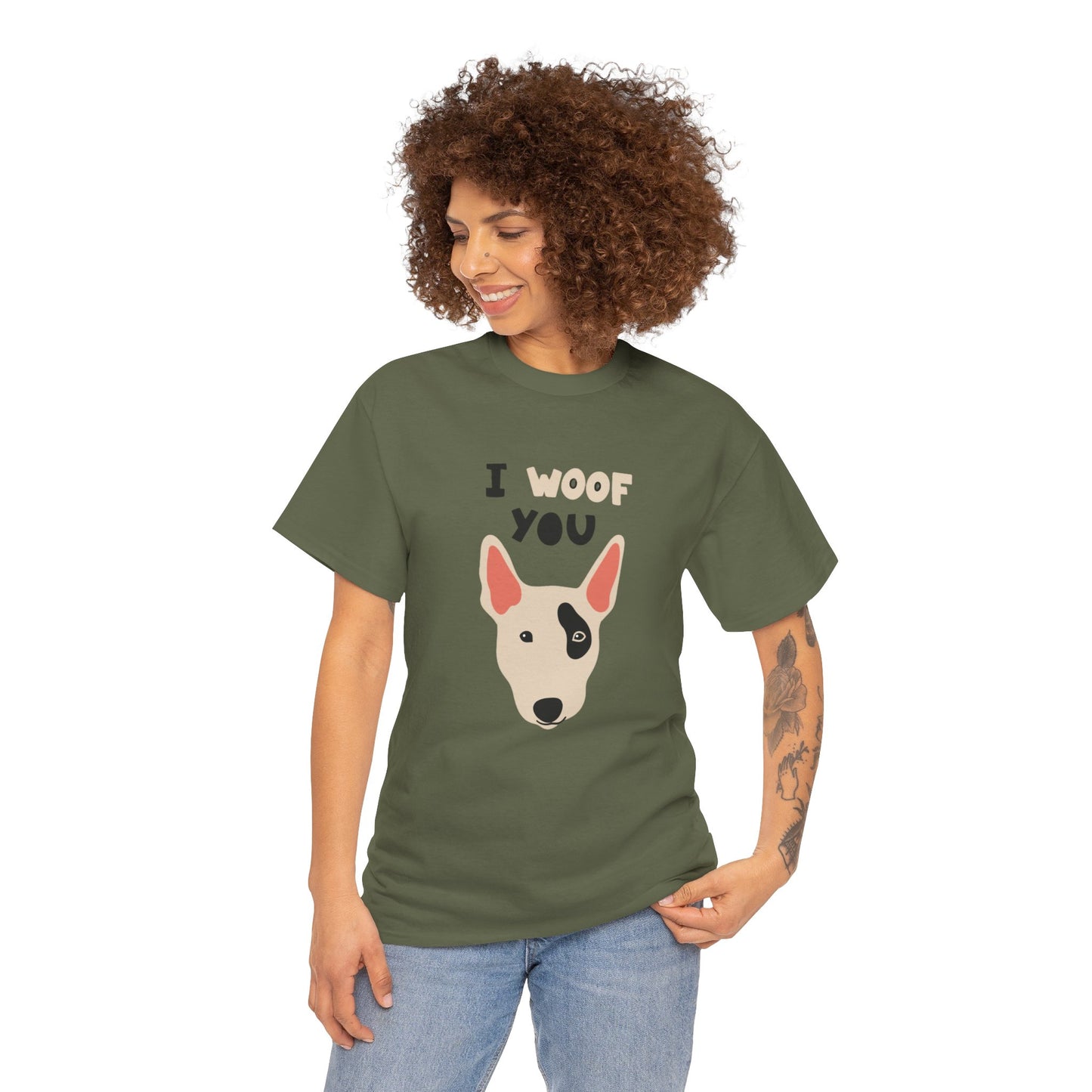 I woof you  Unisex Heavy Cotton Tee