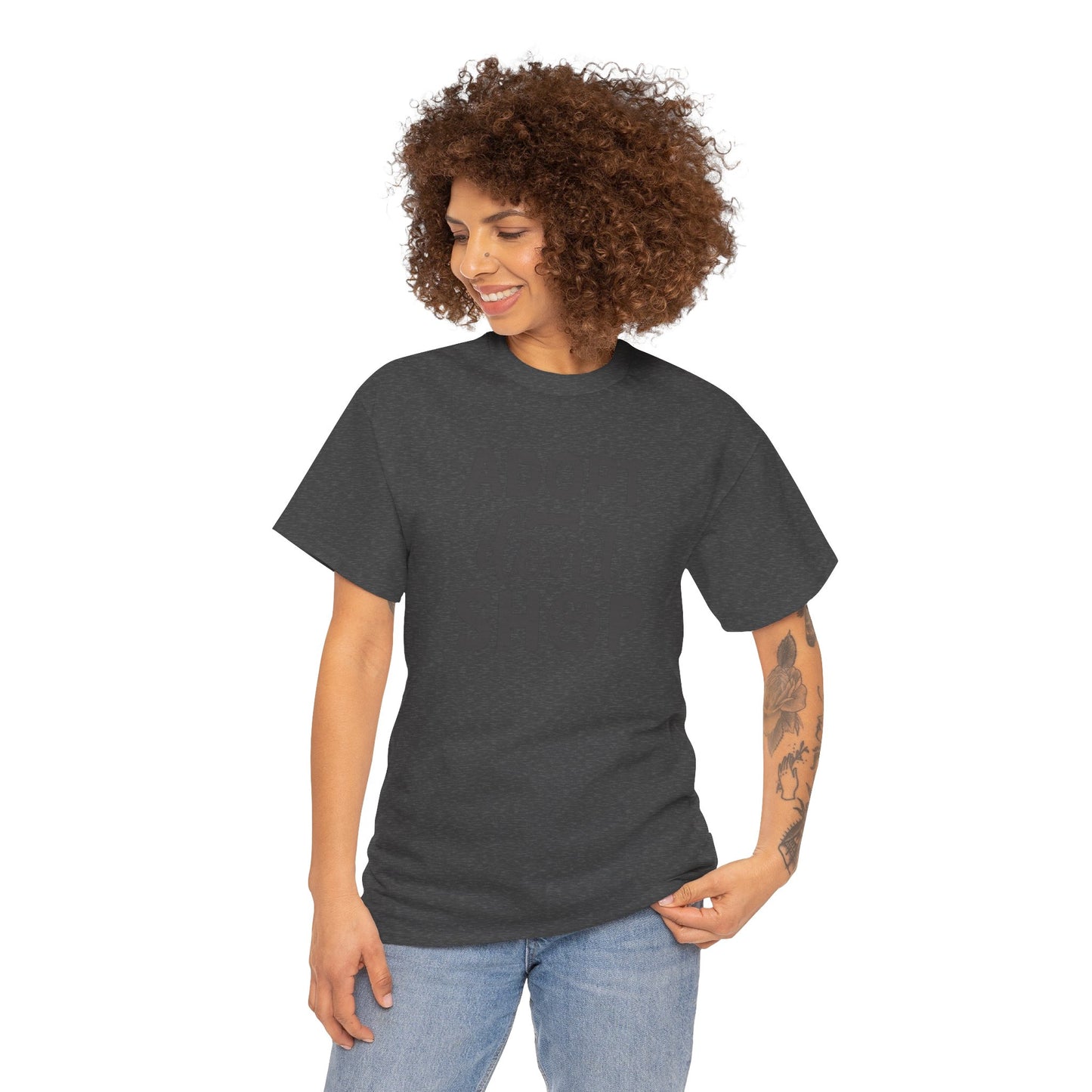 Adopt don't shop Unisex Heavy Cotton Tee