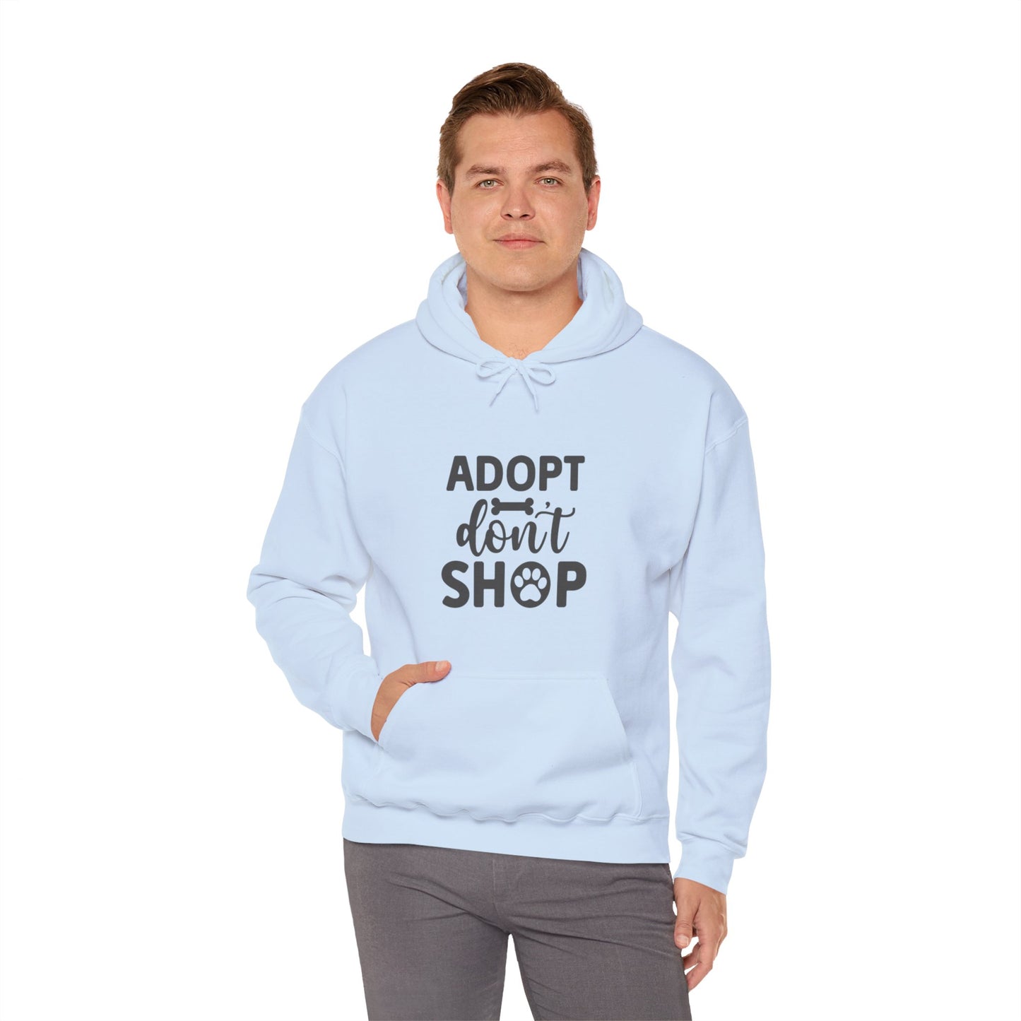 Adopt don't shop. Unisex Heavy Blend™ Hooded Sweatshirt