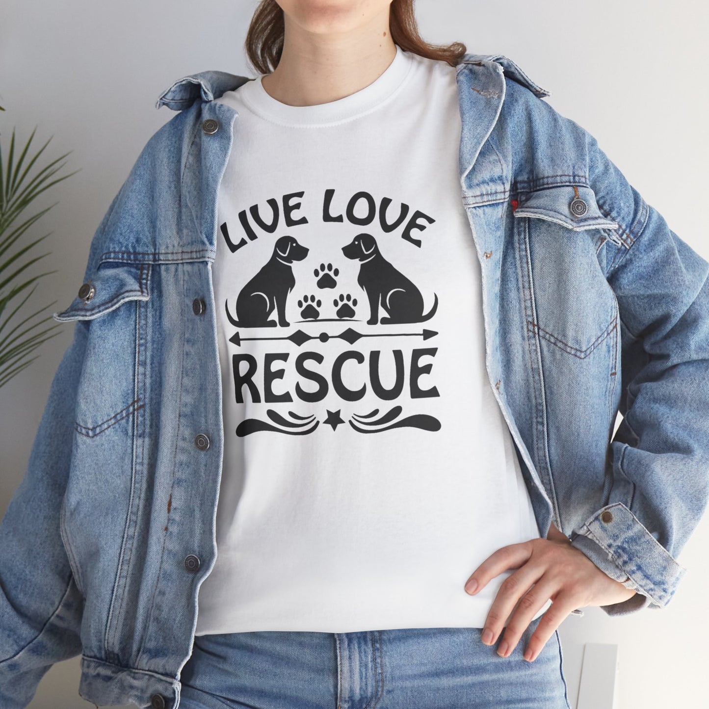 Live Love Rescue Unisex Heavy Cotton Tee