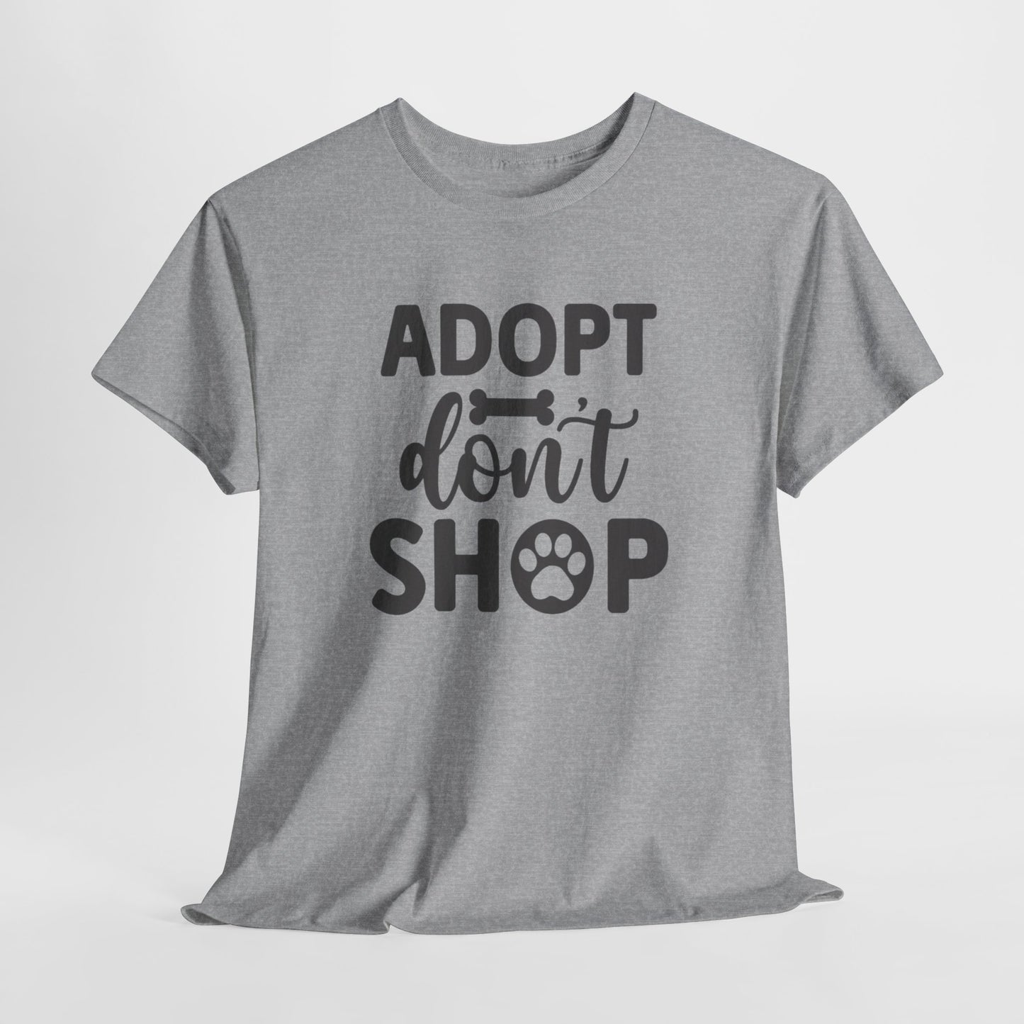 Adopt don't shop Unisex Heavy Cotton Tee