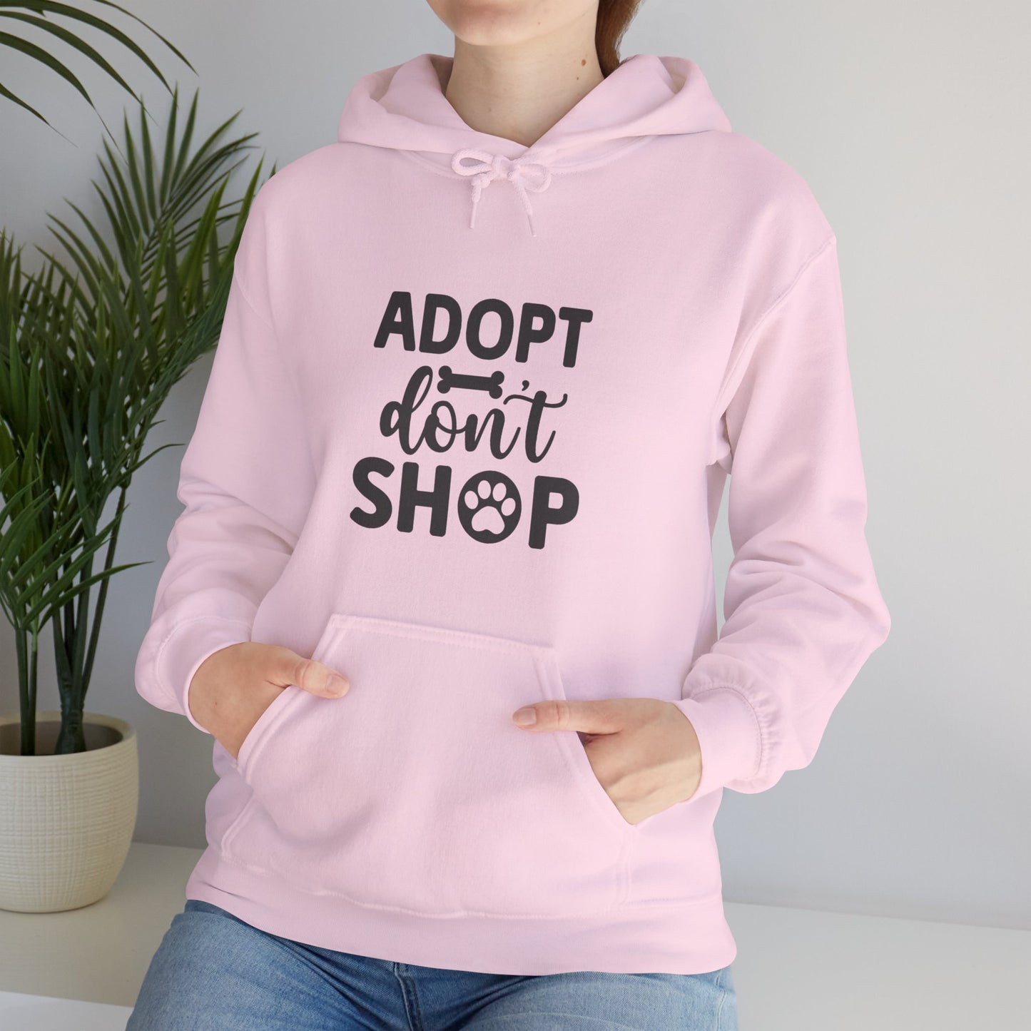 Adopt don't shop. Unisex Heavy Blend™ Hooded Sweatshirt