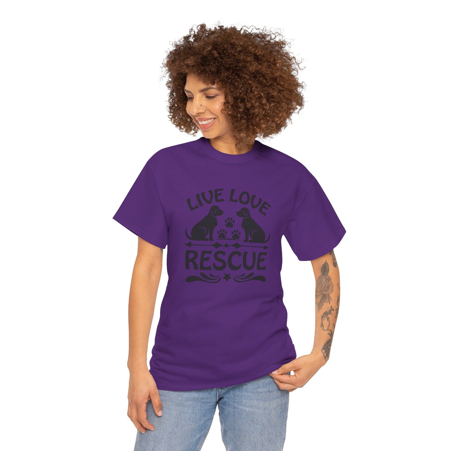 Live Love Rescue Unisex Heavy Cotton Tee