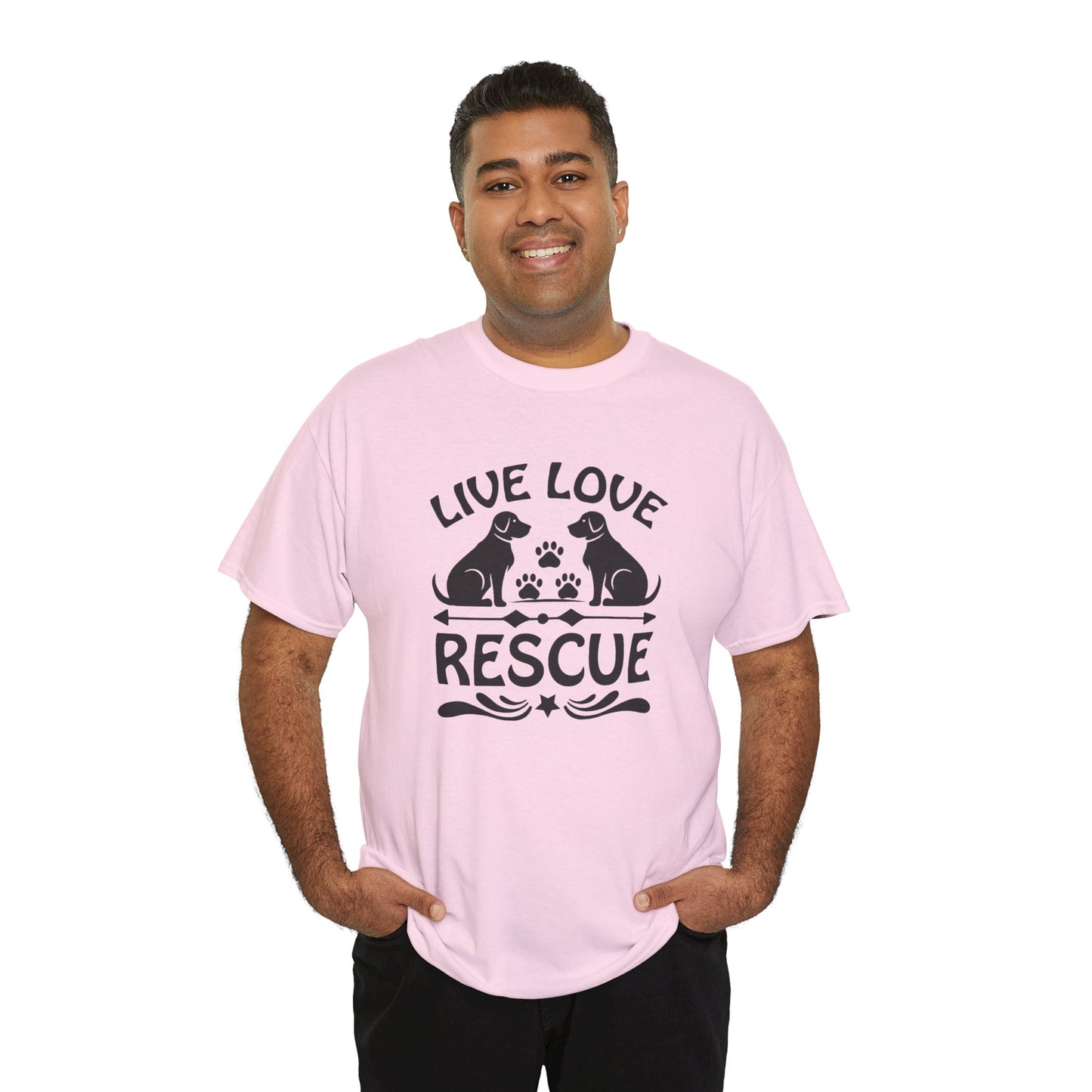 Live Love Rescue Unisex Heavy Cotton Tee