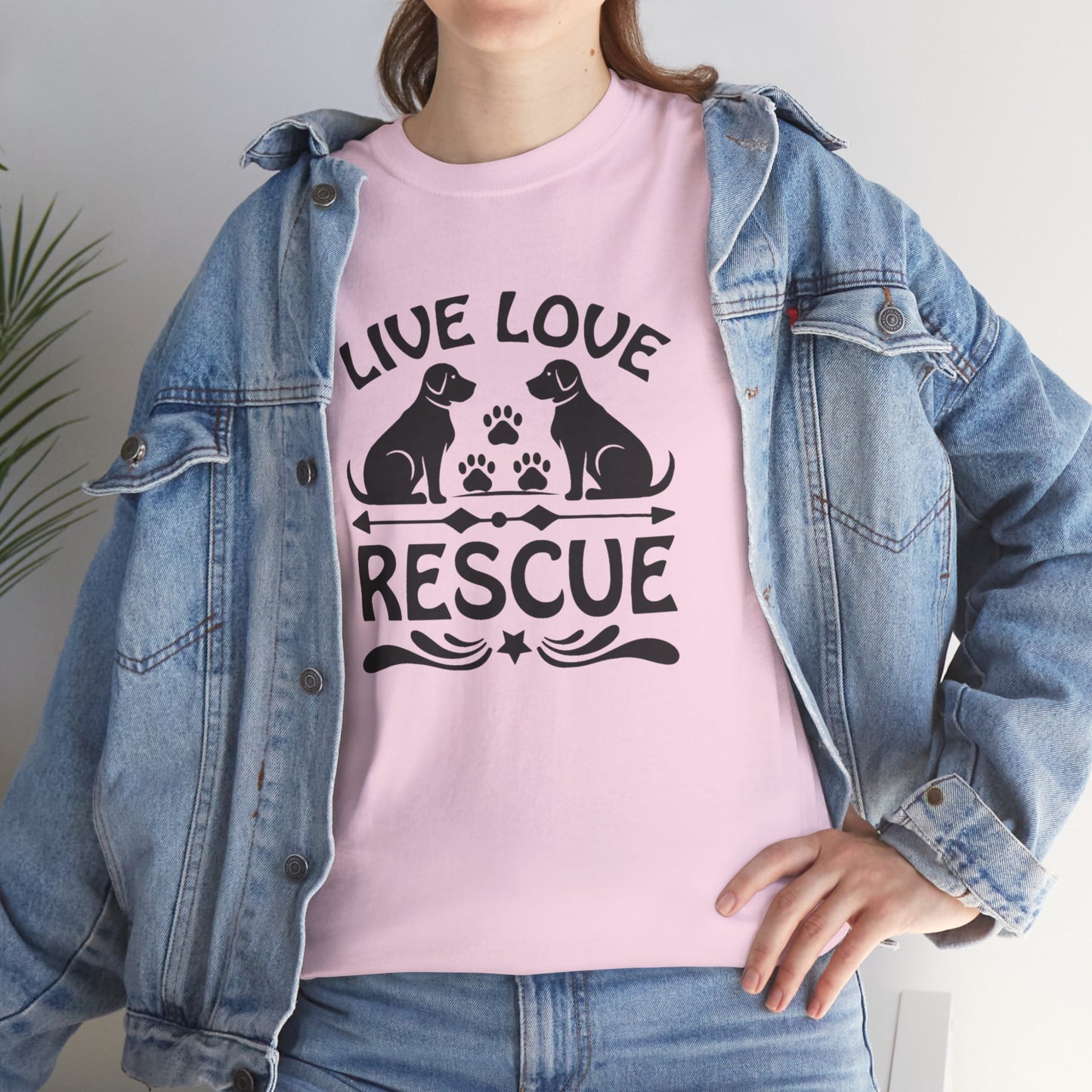 Live Love Rescue Unisex Heavy Cotton Tee