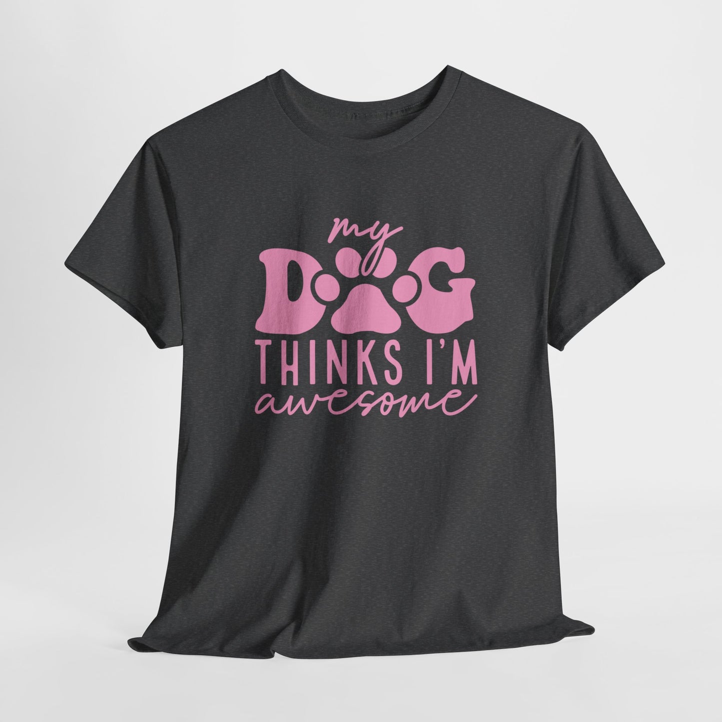 Awesome Dog Cute Doglover Shirt Cozy Comfort Colors Unisex Heavy Cotton T-Shirt