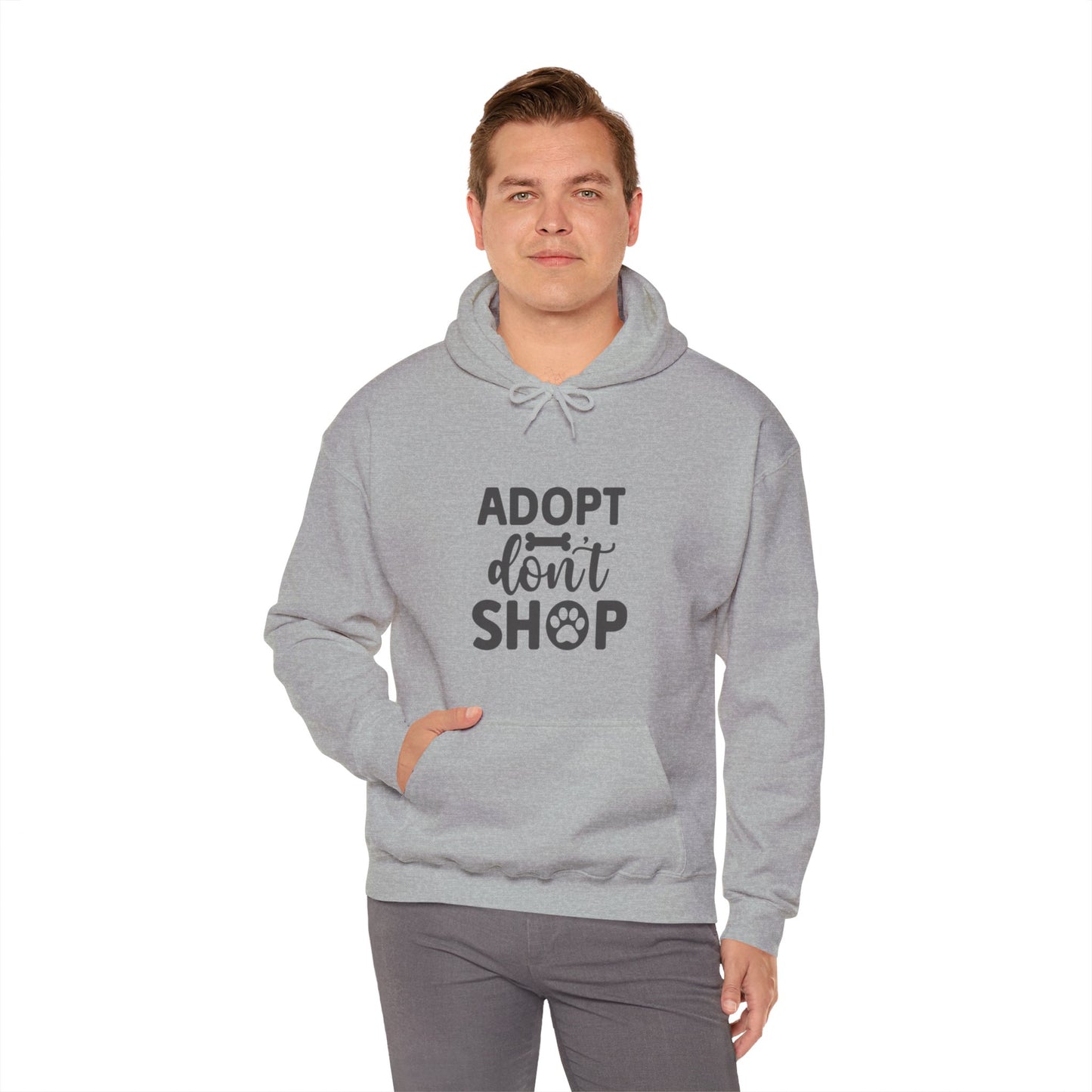 Adopt don't shop. Unisex Heavy Blend™ Hooded Sweatshirt