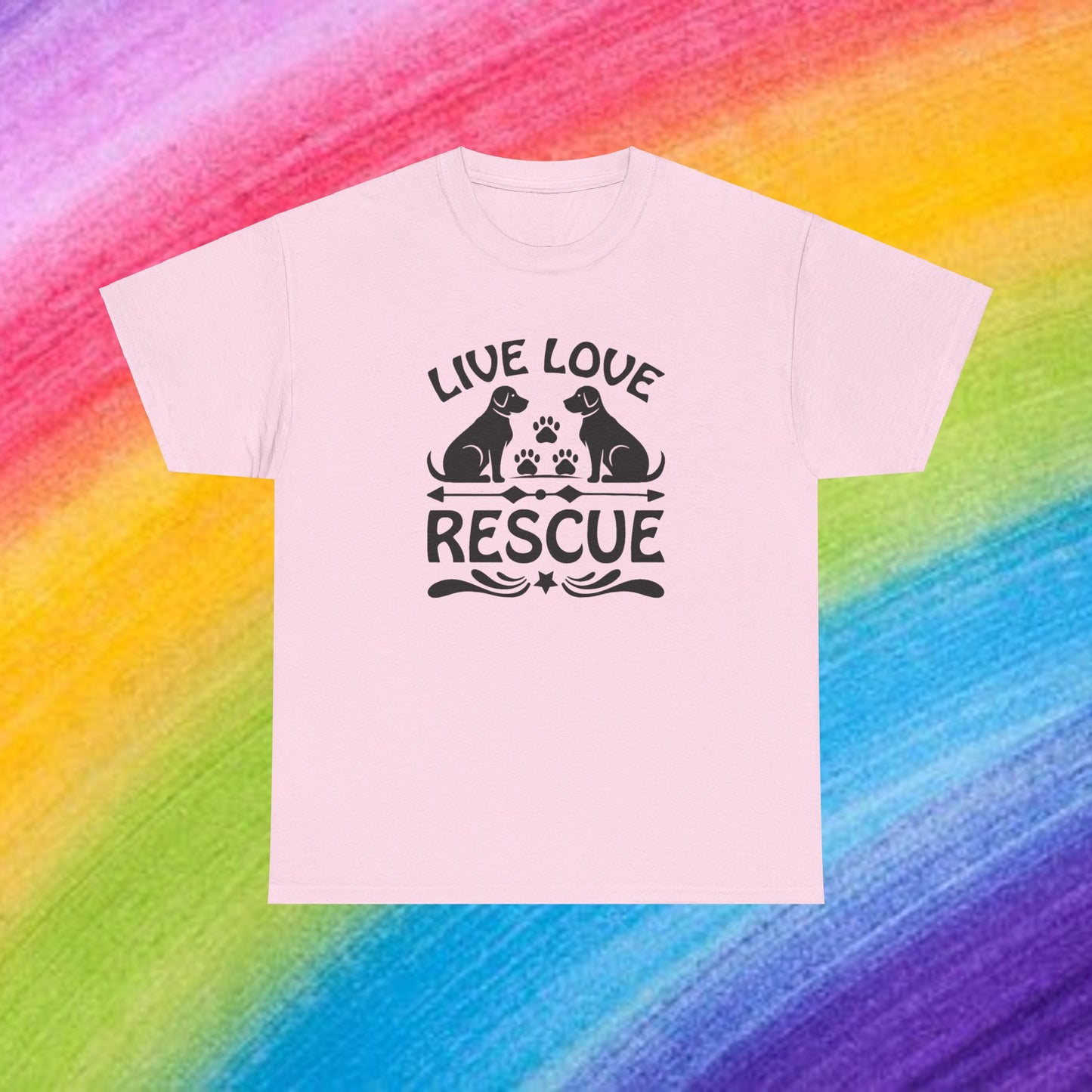 Live Love Rescue Unisex Heavy Cotton Tee