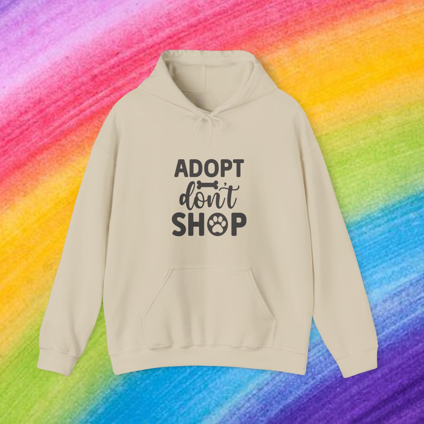 Adopt don't shop. Unisex Heavy Blend™ Hooded Sweatshirt