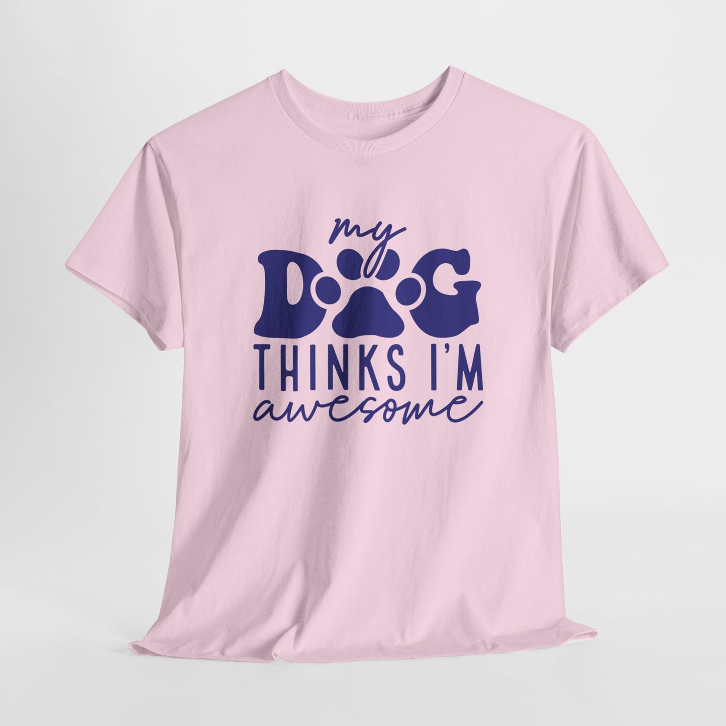 Awesome Dog Cute Doglover Shirt Cozy Comfort Colors Unisex Heavy Cotton T-Shirt