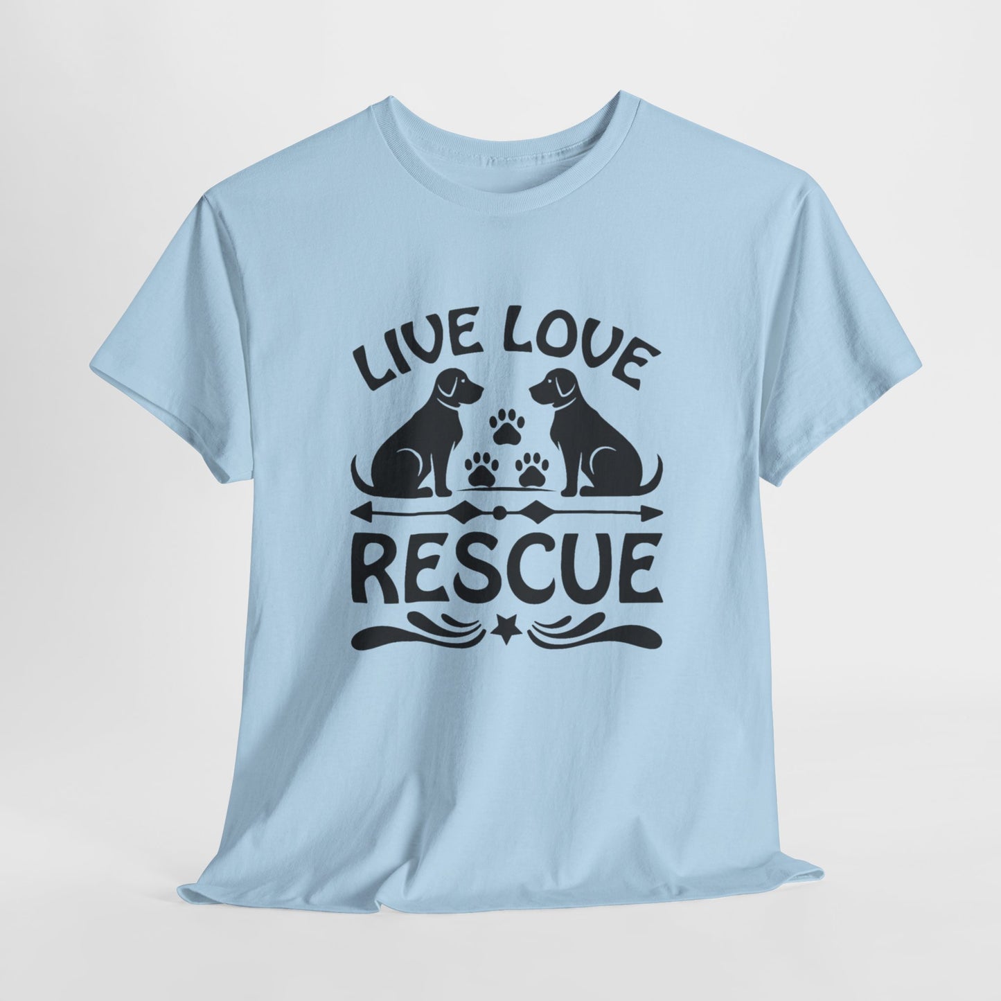 Live Love Rescue Unisex Heavy Cotton Tee