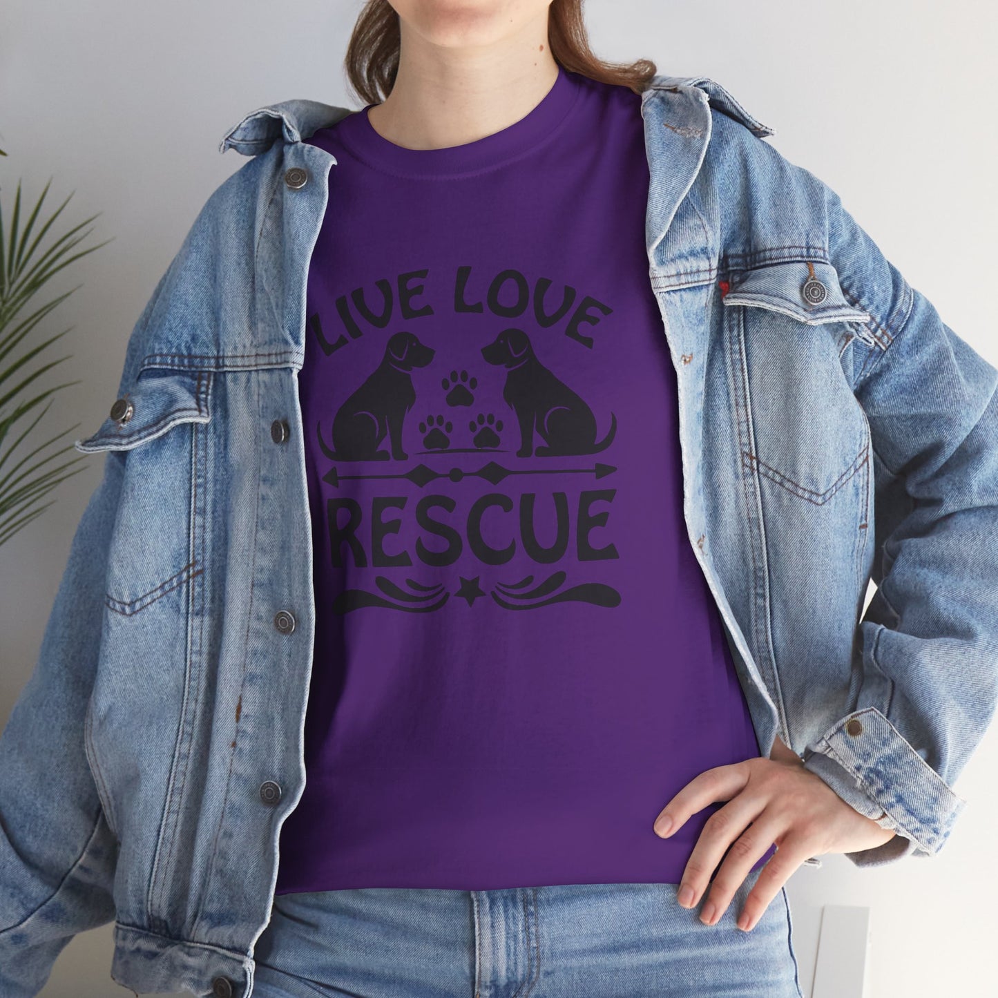 Live Love Rescue Unisex Heavy Cotton Tee