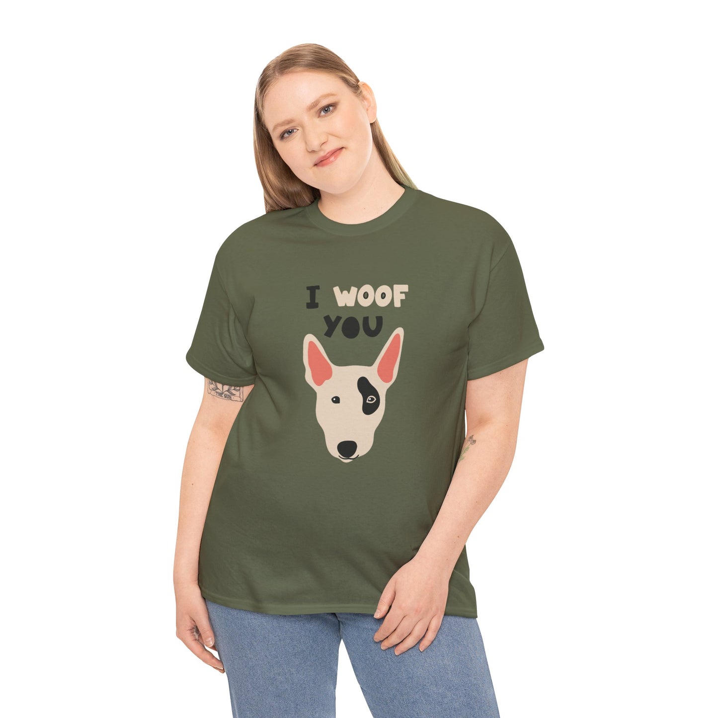 I woof you  Unisex Heavy Cotton Tee