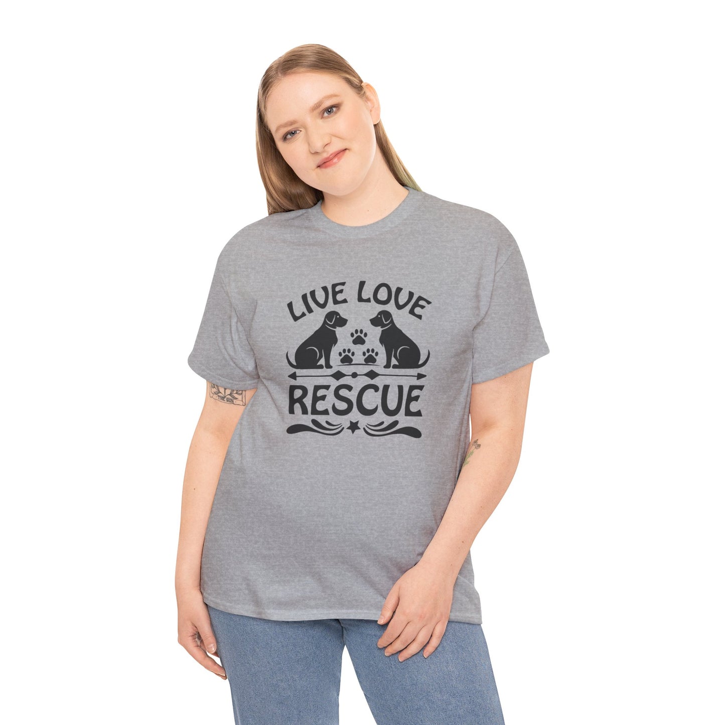 Live Love Rescue Unisex Heavy Cotton Tee