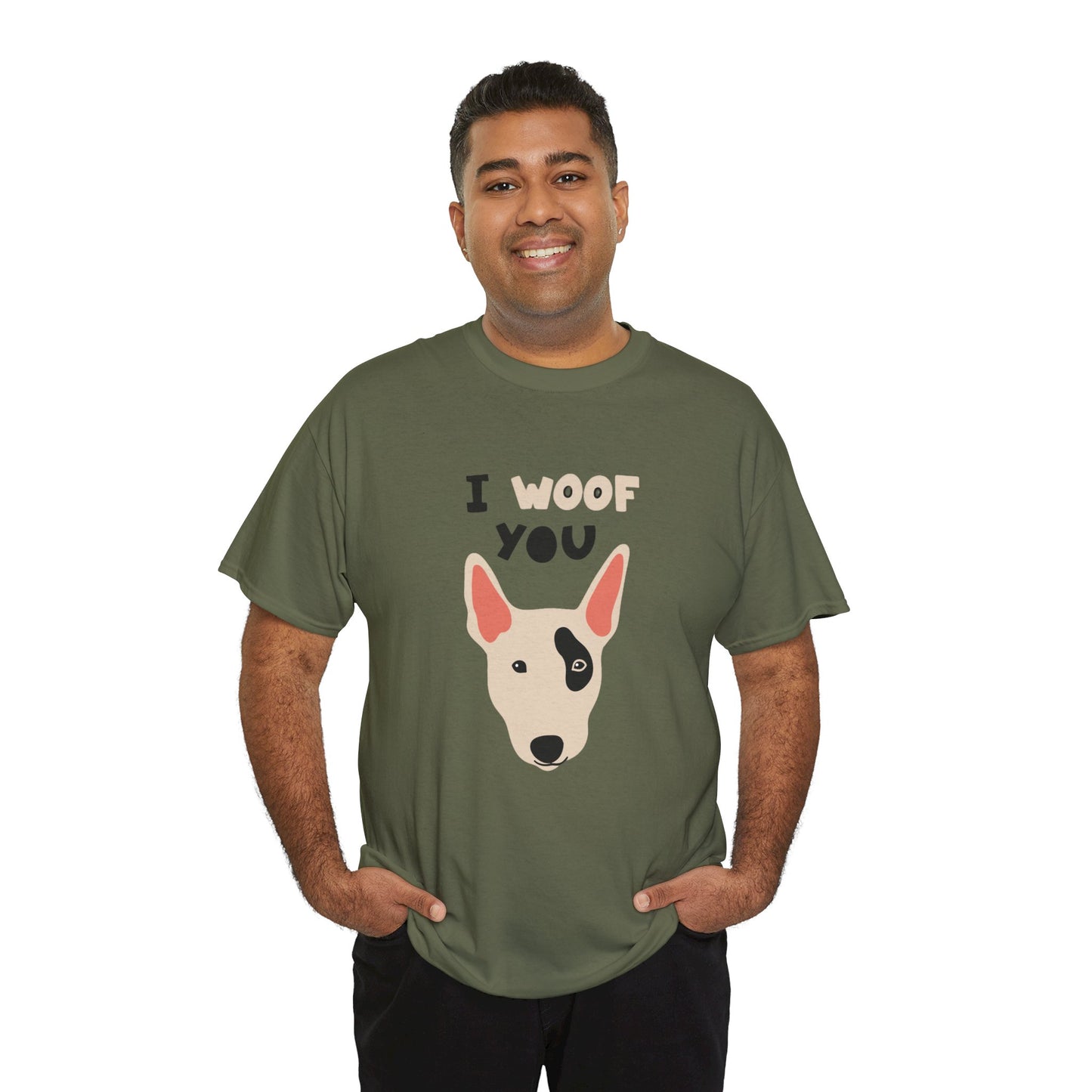 I woof you  Unisex Heavy Cotton Tee