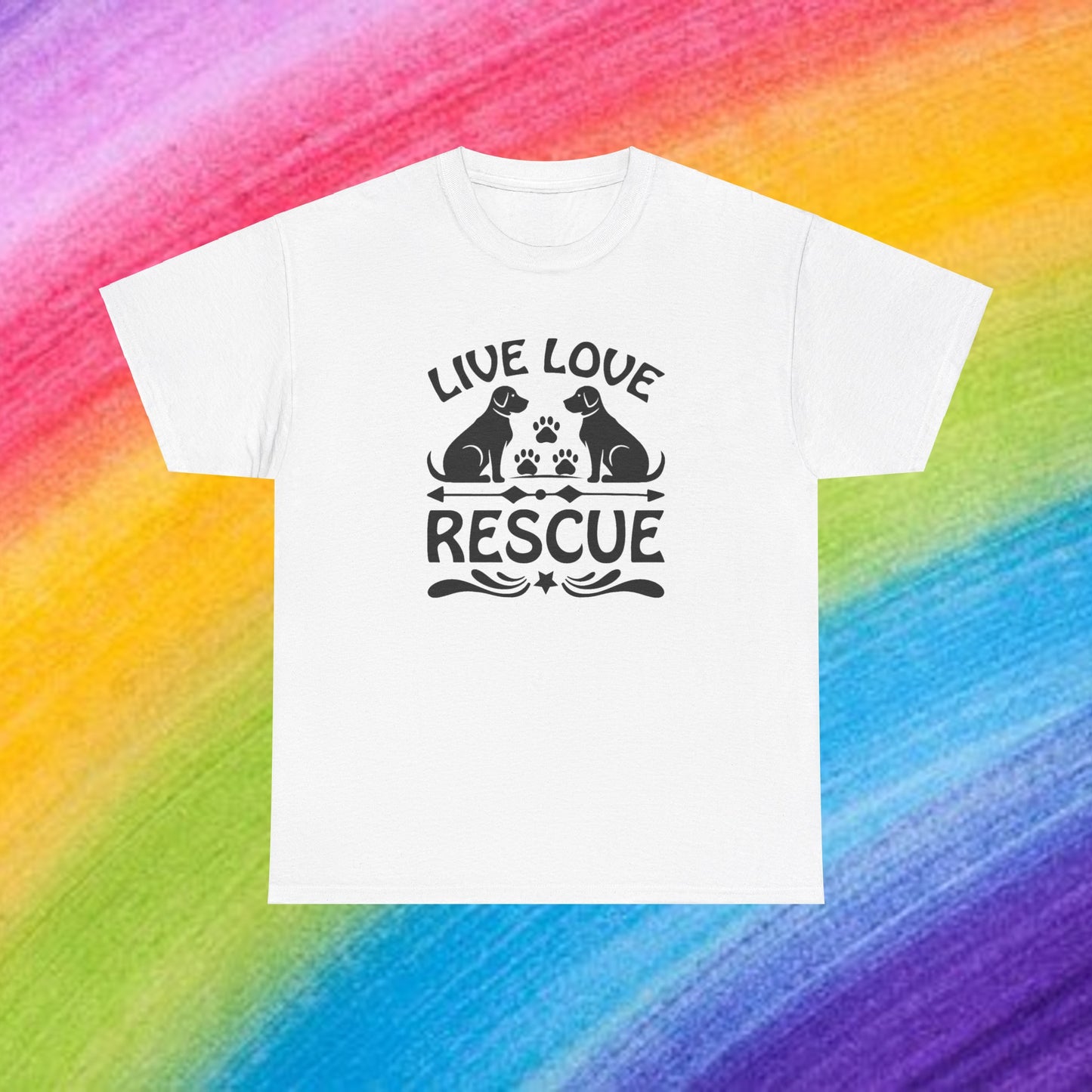 Live Love Rescue Unisex Heavy Cotton Tee