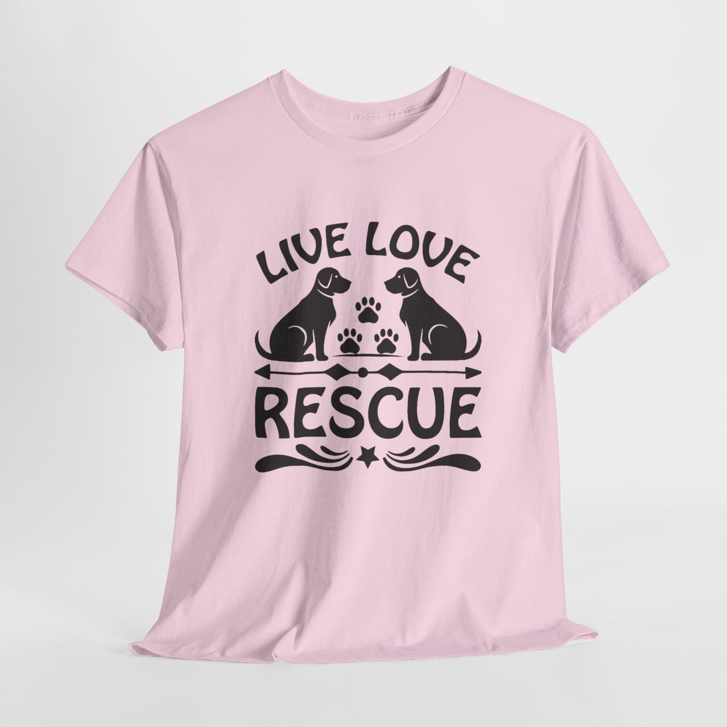 Live Love Rescue Unisex Heavy Cotton Tee