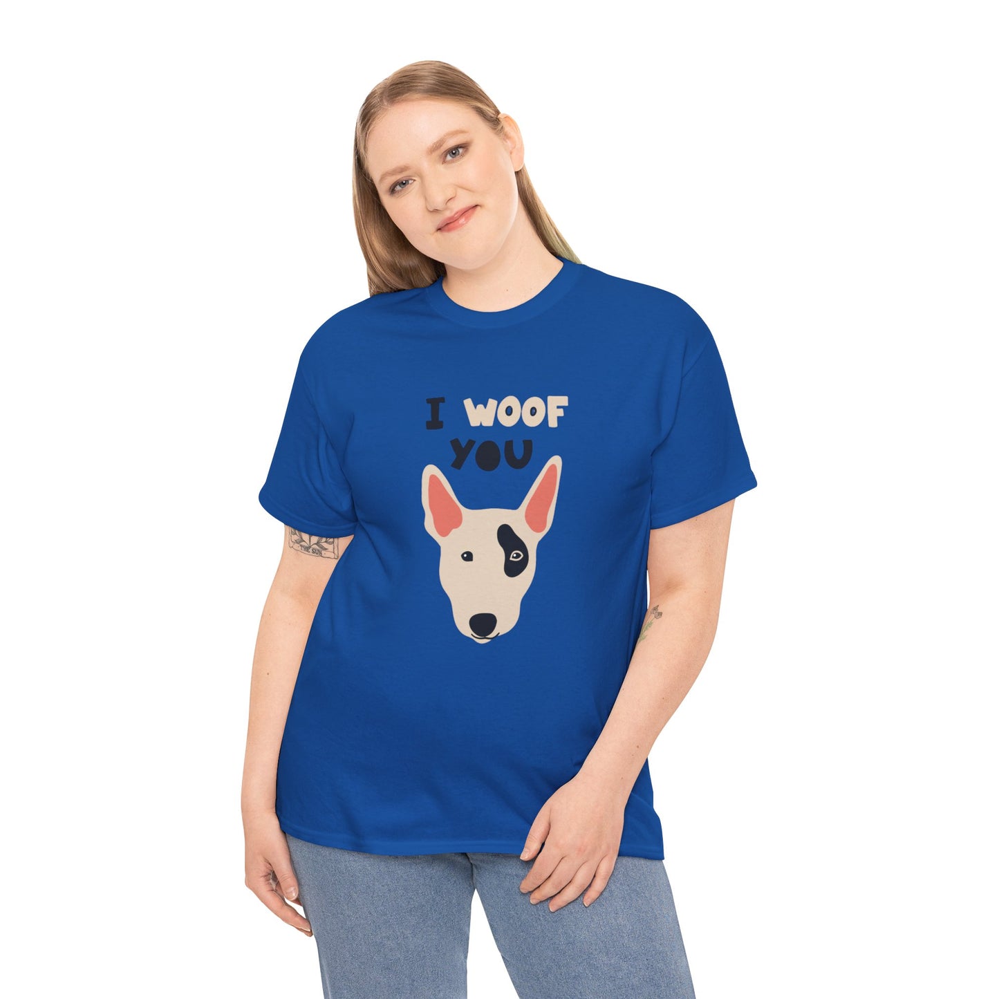 I woof you  Unisex Heavy Cotton Tee