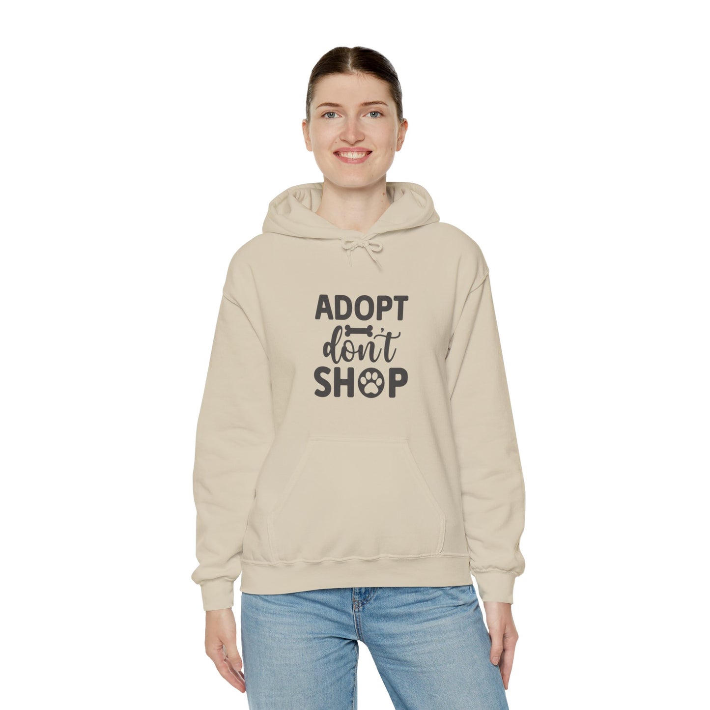 Adopt don't shop. Unisex Heavy Blend™ Hooded Sweatshirt