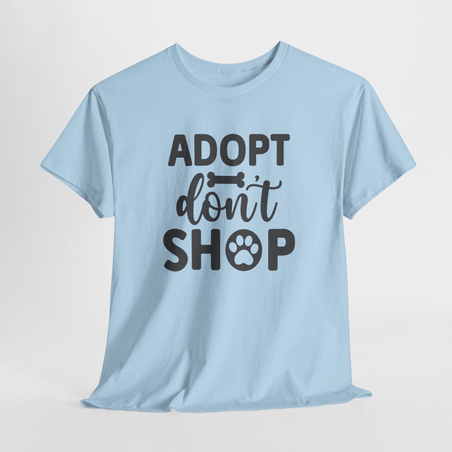 Adopt don't shop Unisex Heavy Cotton Tee