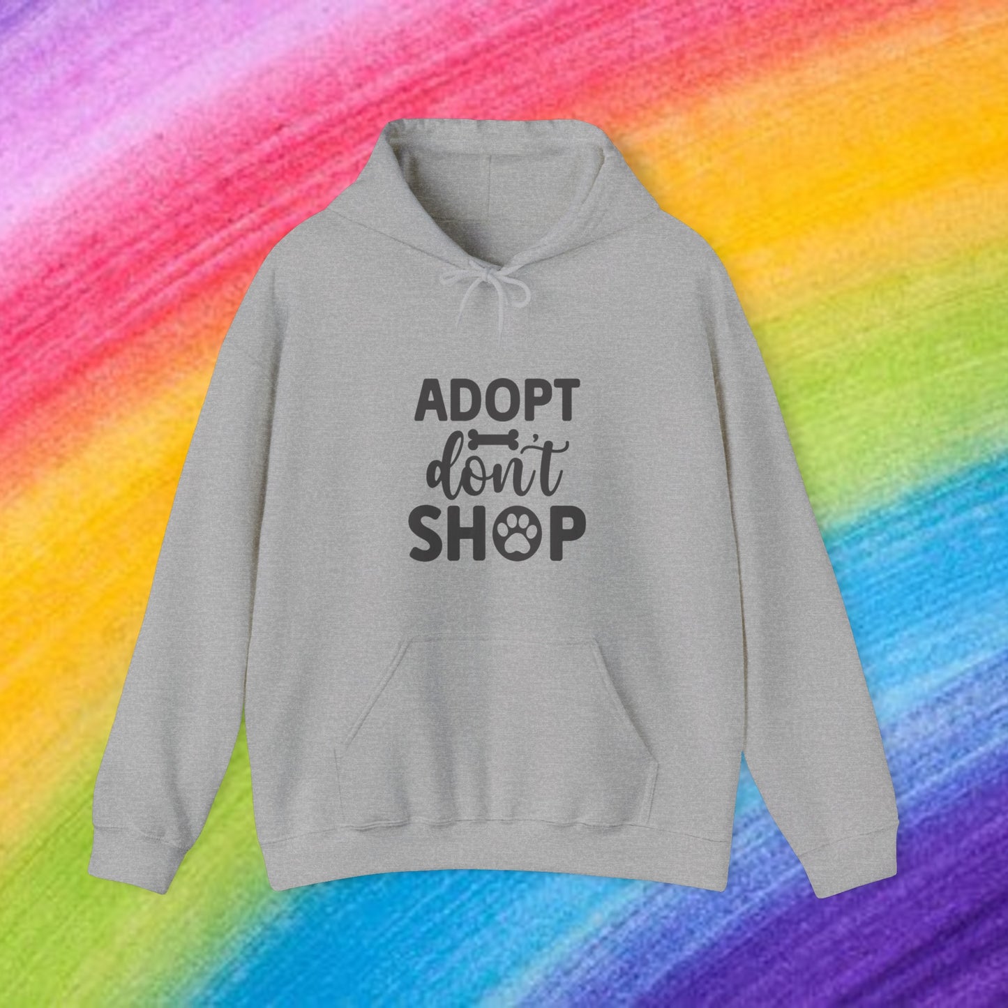 Adopt don't shop. Unisex Heavy Blend™ Hooded Sweatshirt