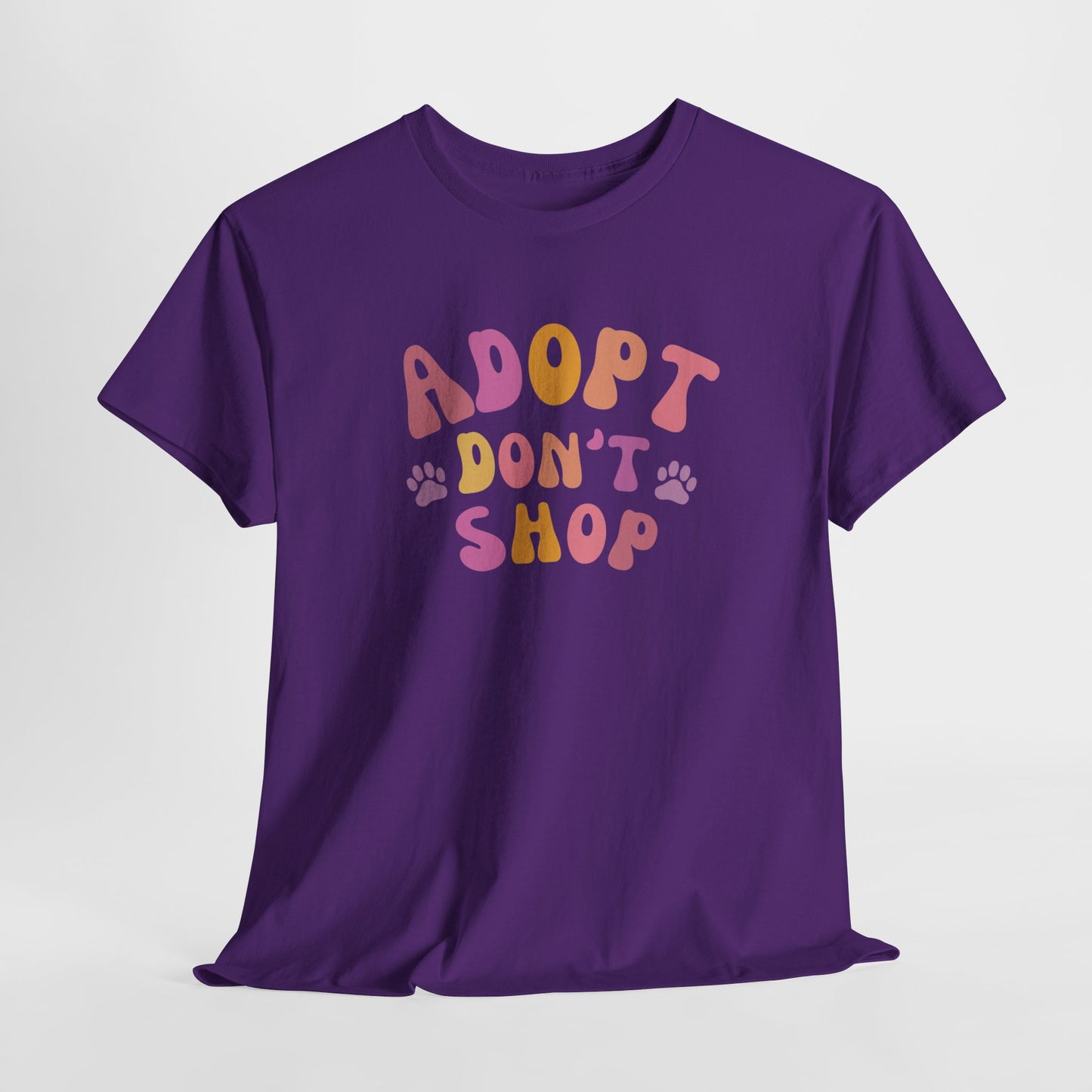 Adopt don't Shop Rescue Dog Lover Shirt Tierschutz Hunde Unisex Heavy Cotton T-Shirt