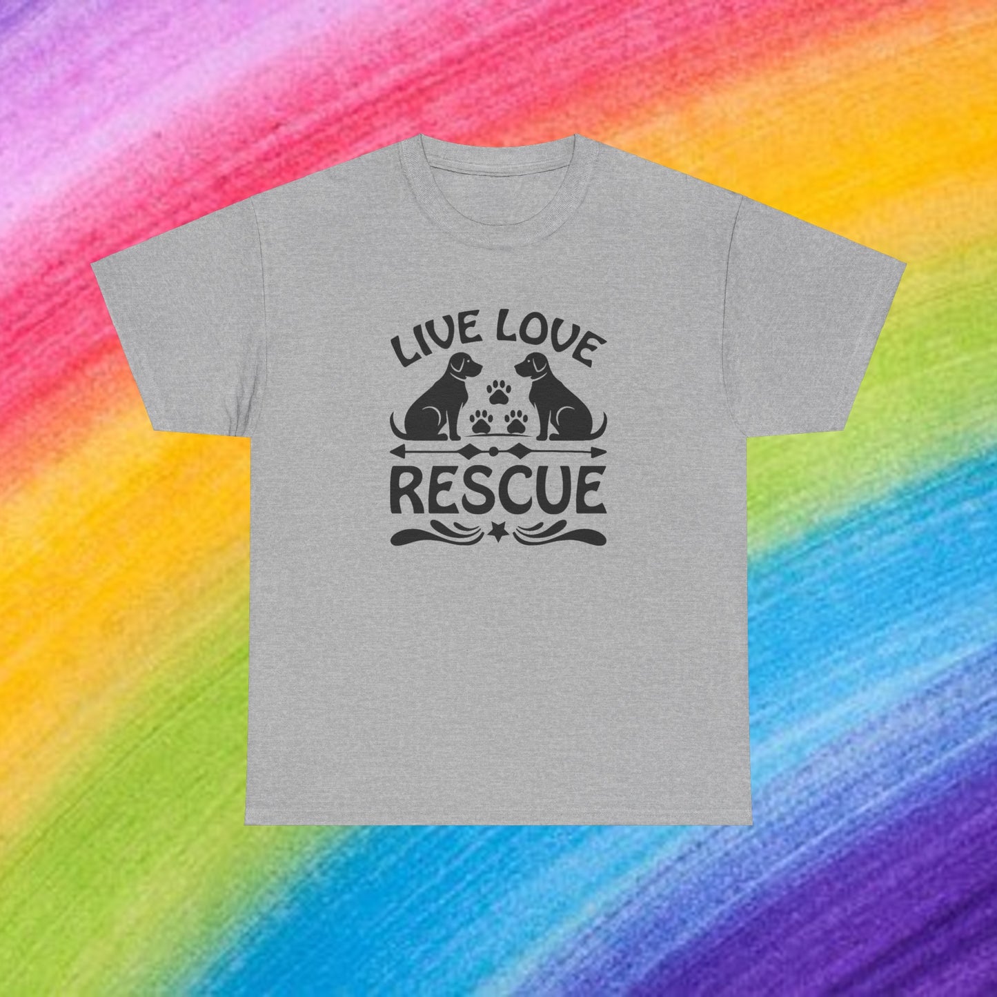 Live Love Rescue Unisex Heavy Cotton Tee