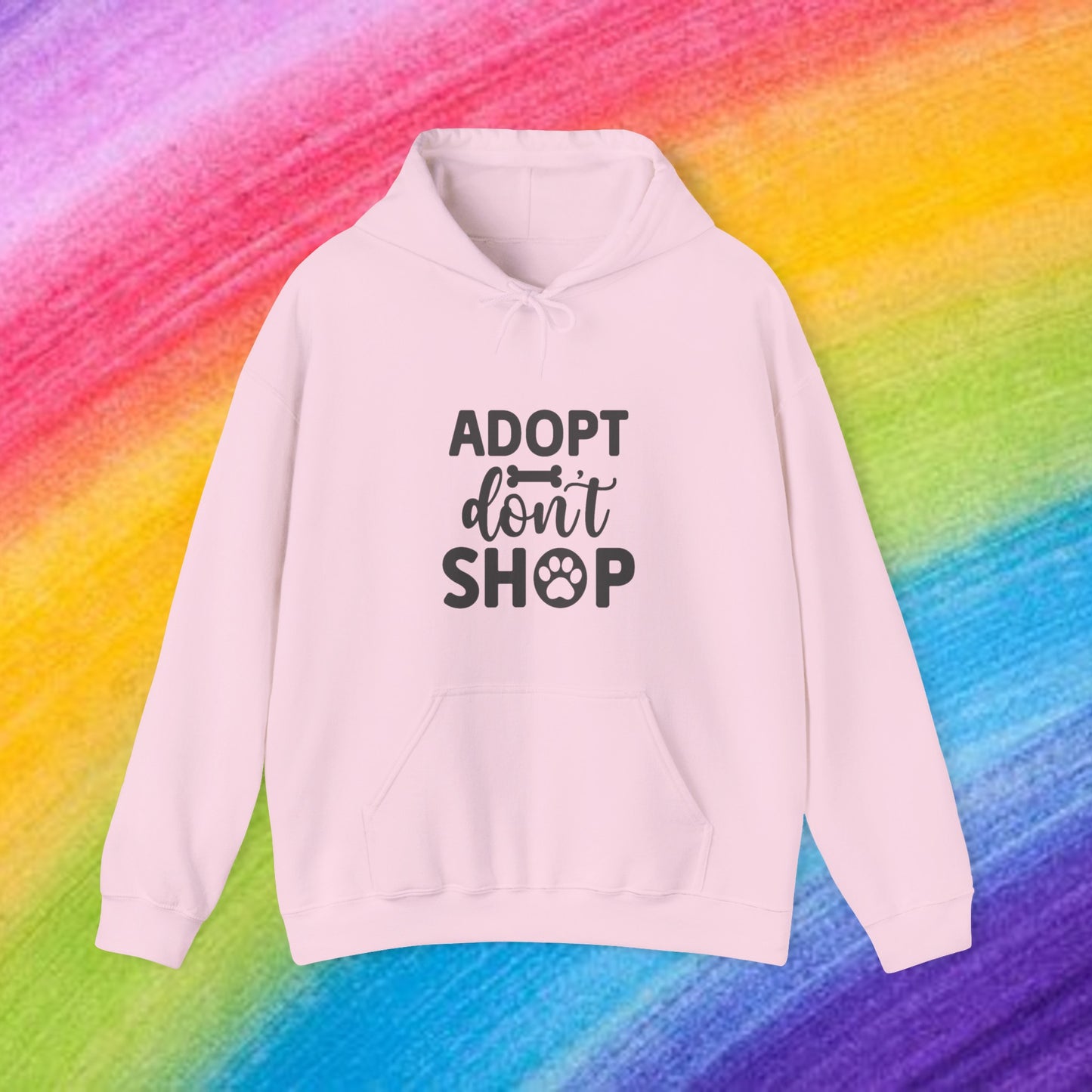 Adopt don't shop. Unisex Heavy Blend™ Hooded Sweatshirt