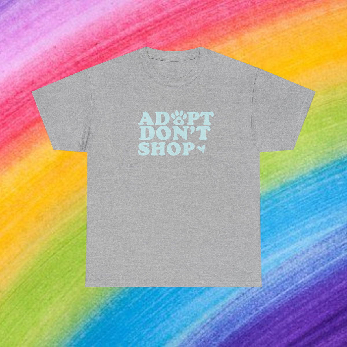 Adopt don't shop Unisex Heavy Cotton Tee