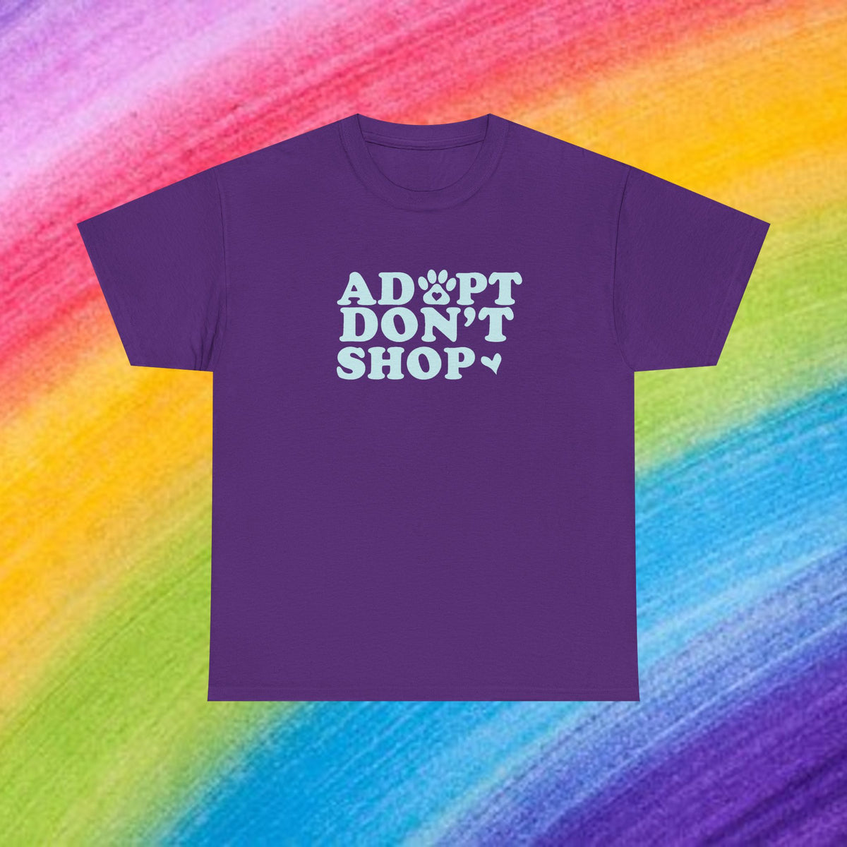 Adopt don't shop Unisex Heavy Cotton Tee