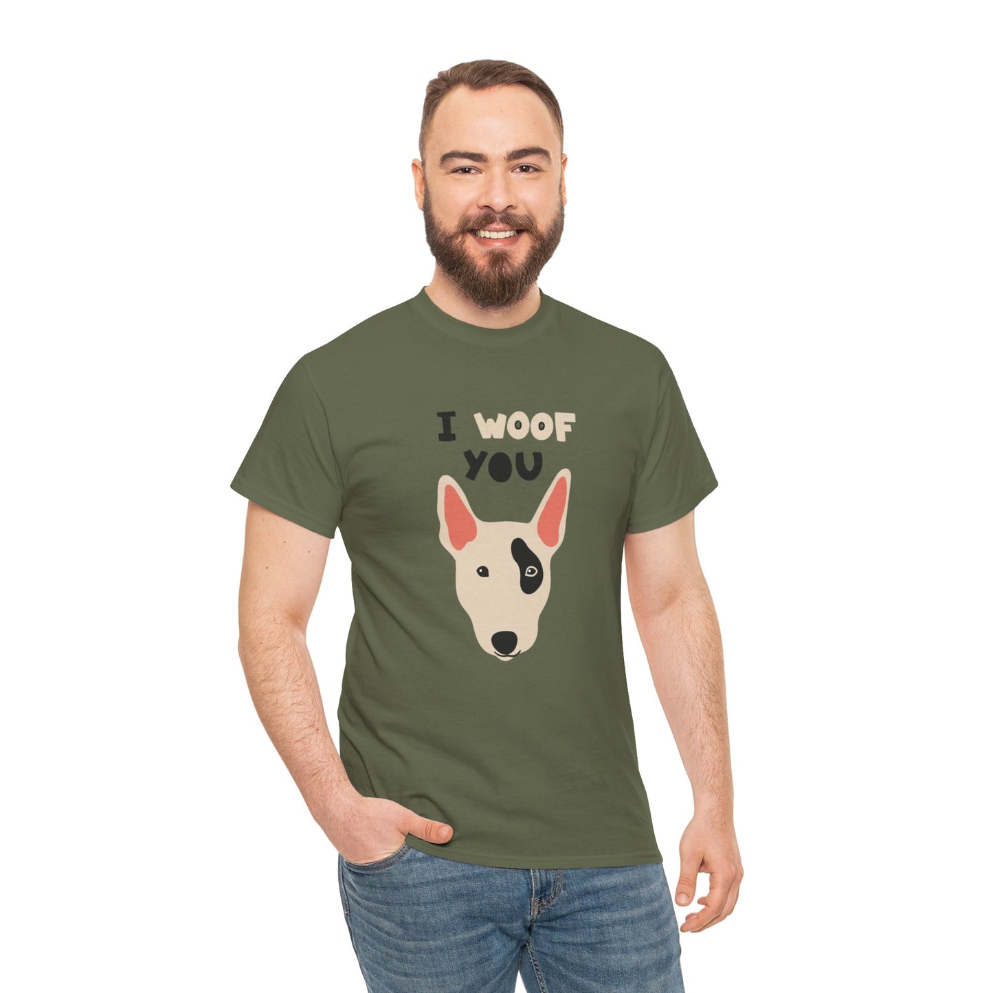 I woof you  Unisex Heavy Cotton Tee