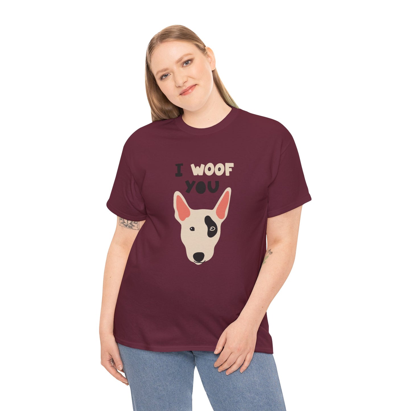 I woof you  Unisex Heavy Cotton Tee