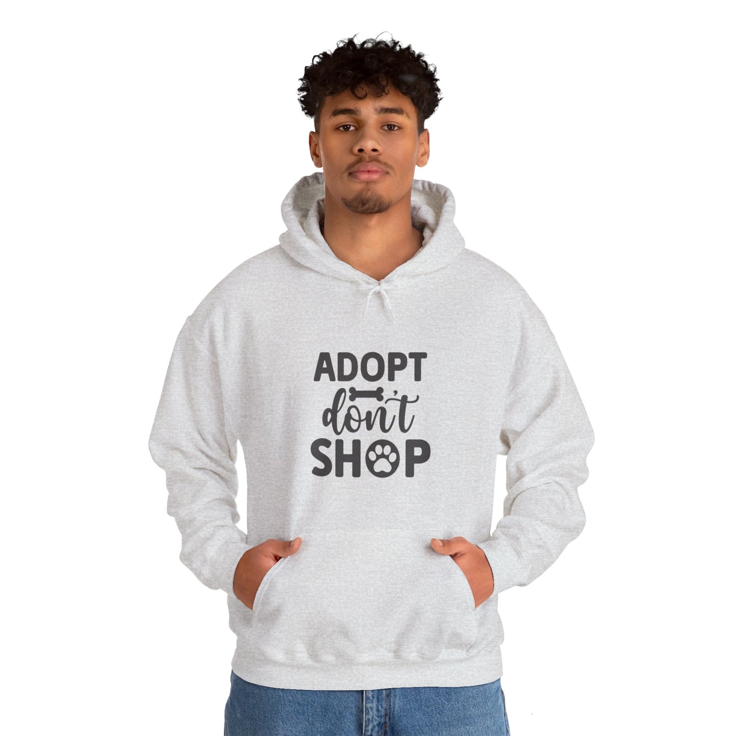 Adopt don't shop. Unisex Heavy Blend™ Hooded Sweatshirt