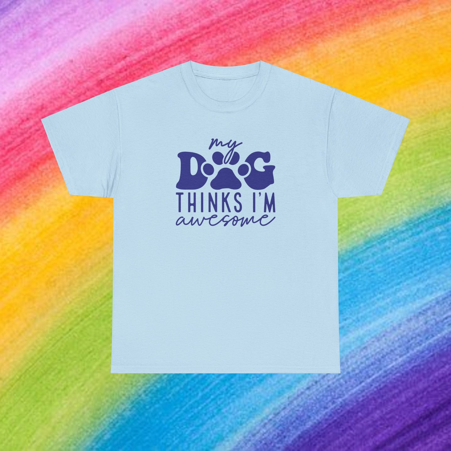 Awesome Dog Cute Doglover Shirt Cozy Comfort Colors Unisex Heavy Cotton T-Shirt